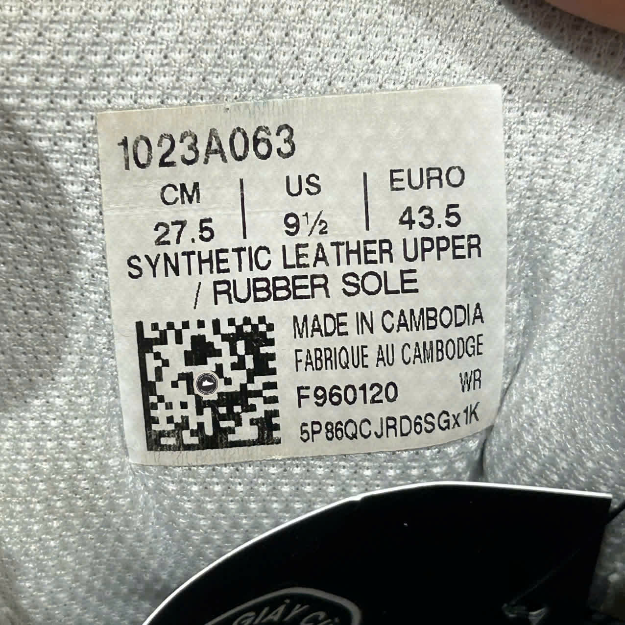 ASICS GEL-1090 ‘ALL WHITE’ 1023A063-100 SIZE 43.5 GIÀY 2HAND CHÍNH HÃNG PVN20270