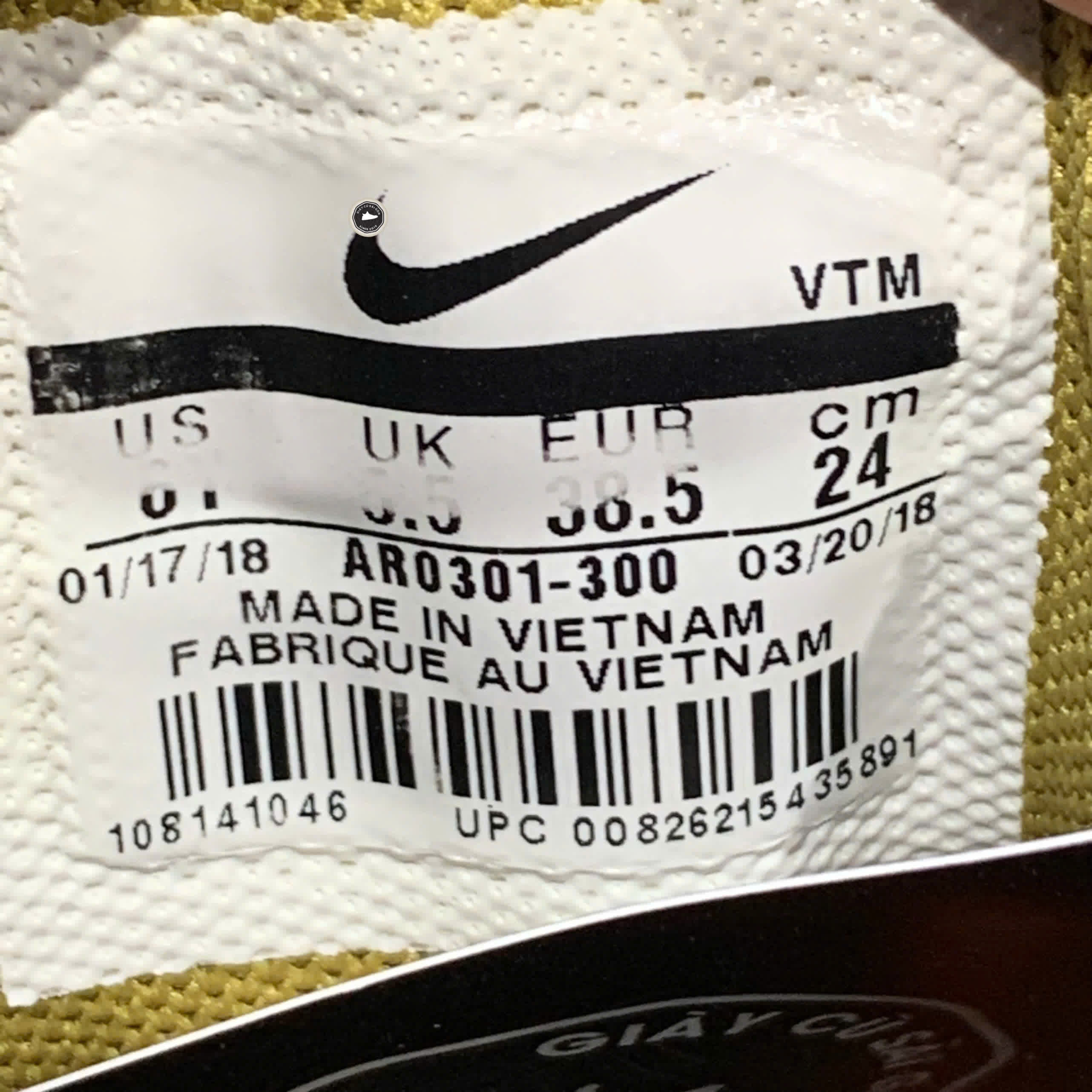 NIKE AIR MAX 270 KJCRD (GS) AR0301 300 SIZE 38.5 GIÀY 2HAND CHÍNH HÃNG PVN20899