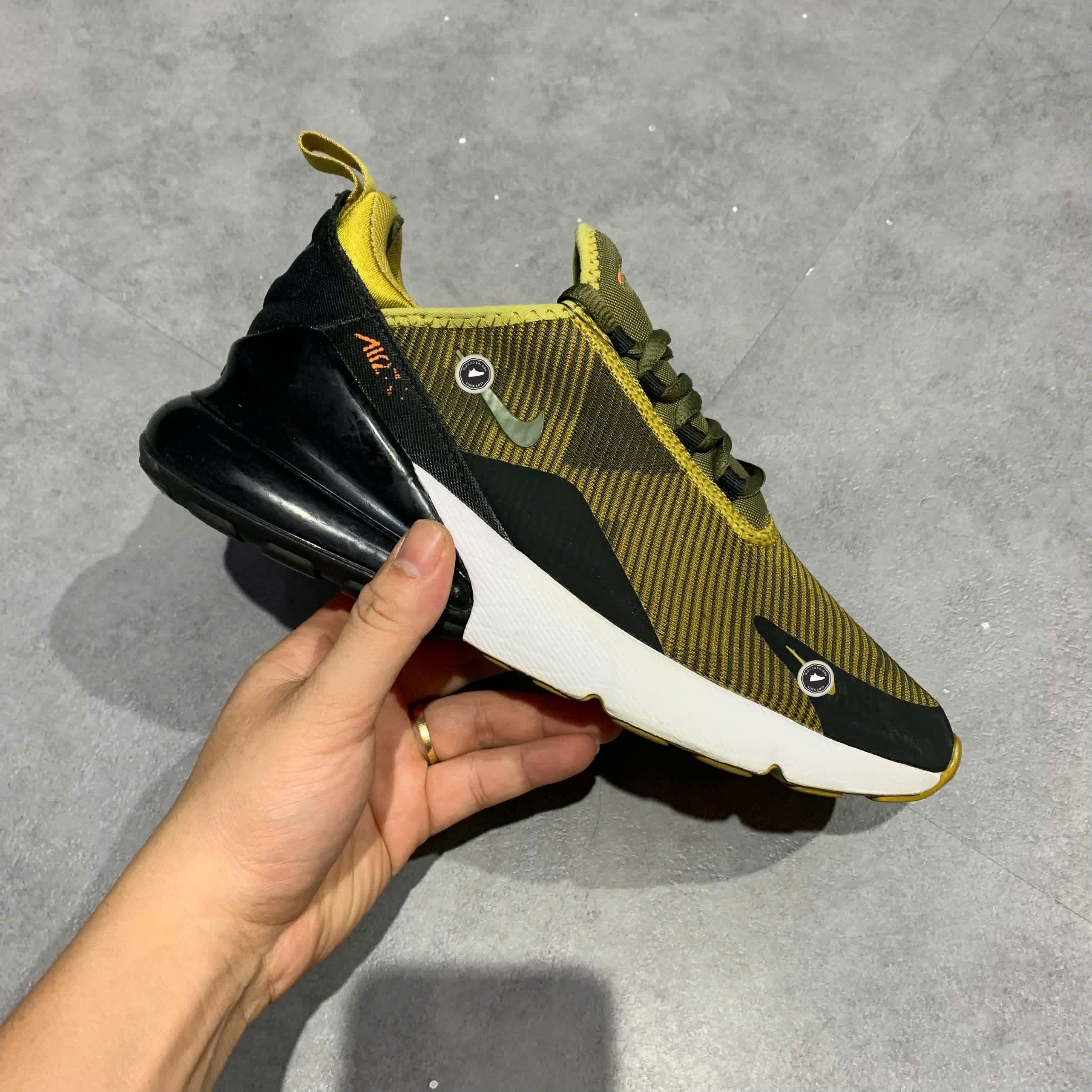 NIKE AIR MAX 270 KJCRD (GS) AR0301 300 SIZE 38.5 GIÀY 2HAND CHÍNH HÃNG PVN20899