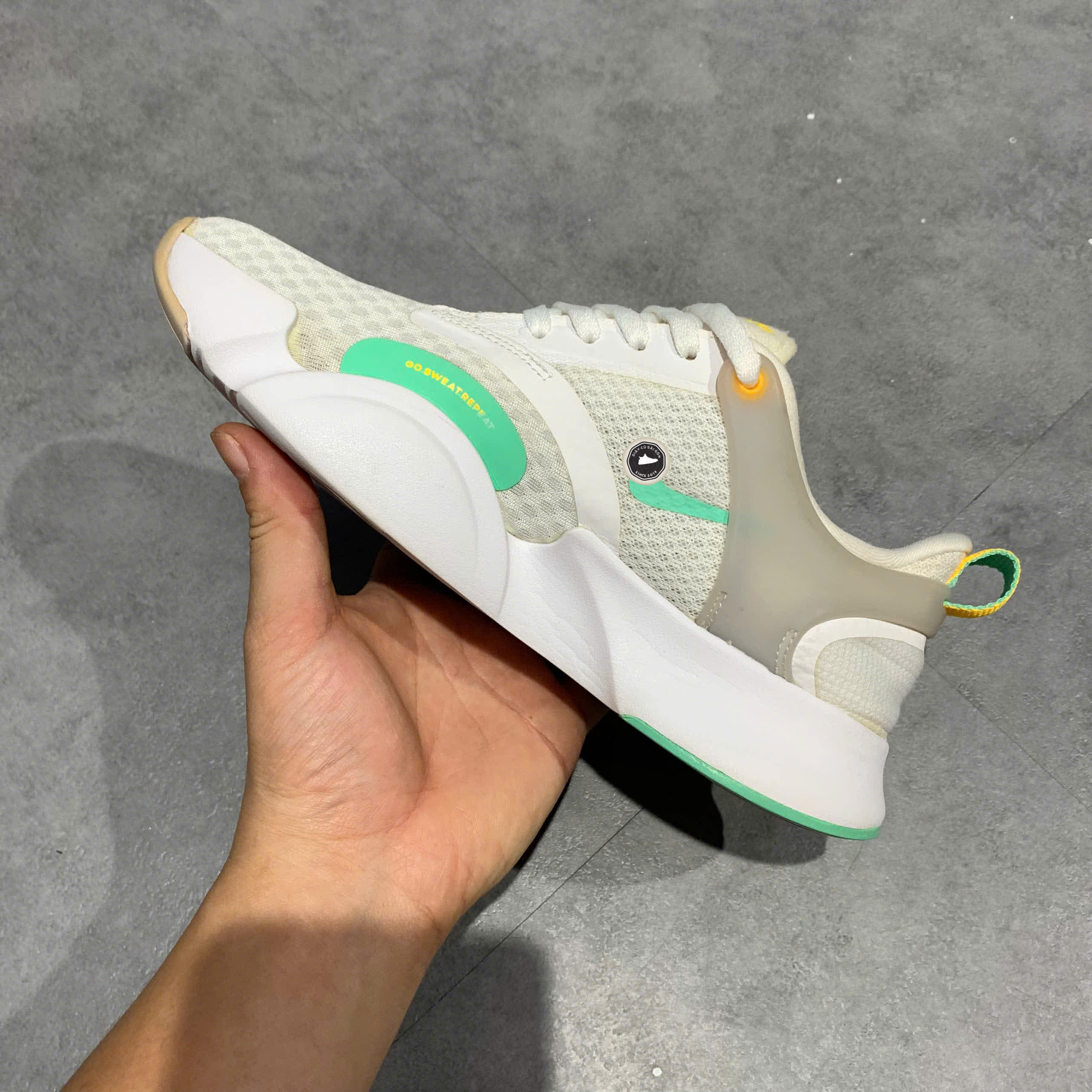 NIKE WMNS SUPERREP GO 2 'WHITE INFINITE LILAC' CZ0612 135 SIZE 38 GIÀY 2HAND CHÍNH HÃNG PVN20910