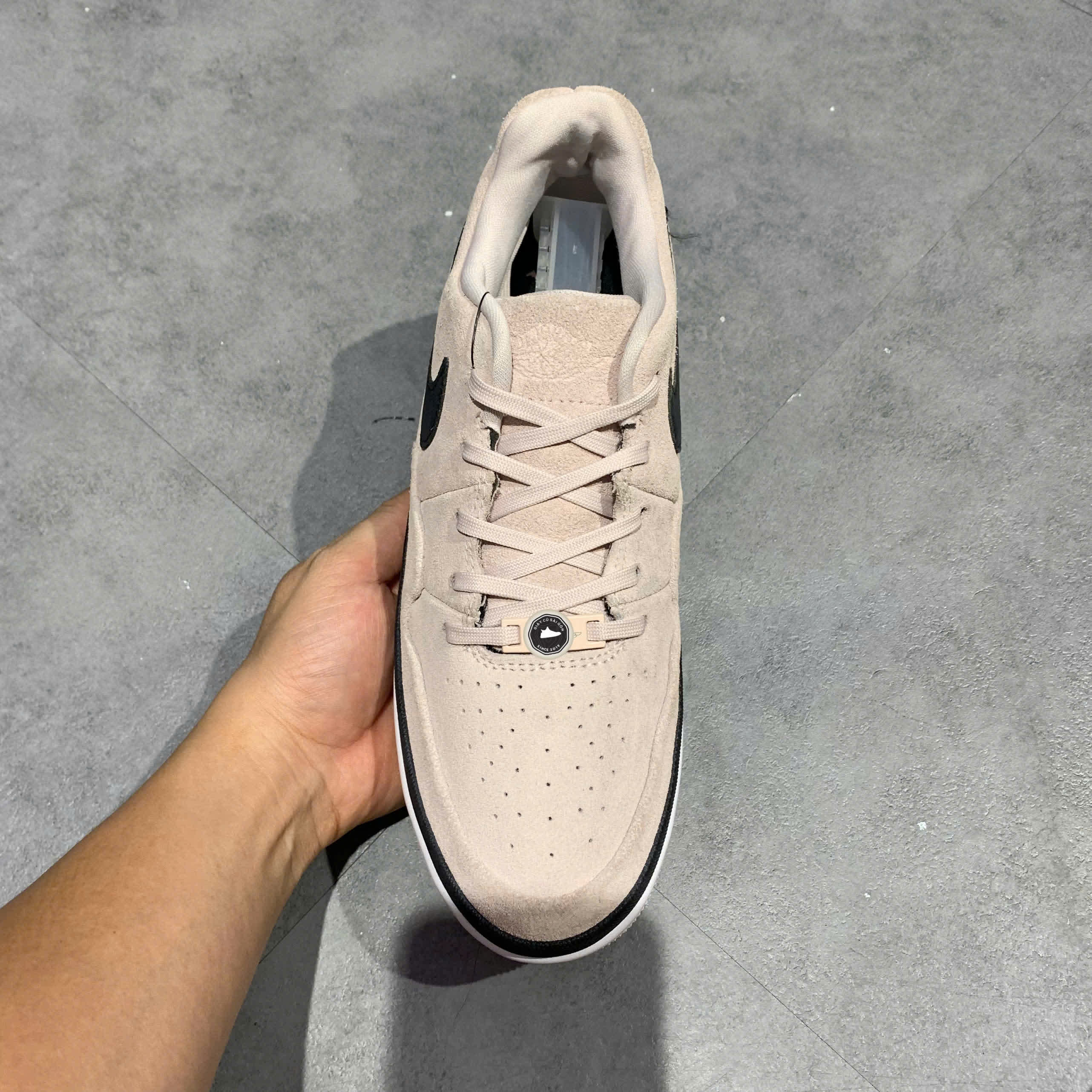WMNS AIR JORDAN 1 JESTER XX LOW LACED 'BARELY ROSE' CI7815 602 SIZE 39  GIÀY 2HAND CHÍNH HÃNG PVN20931