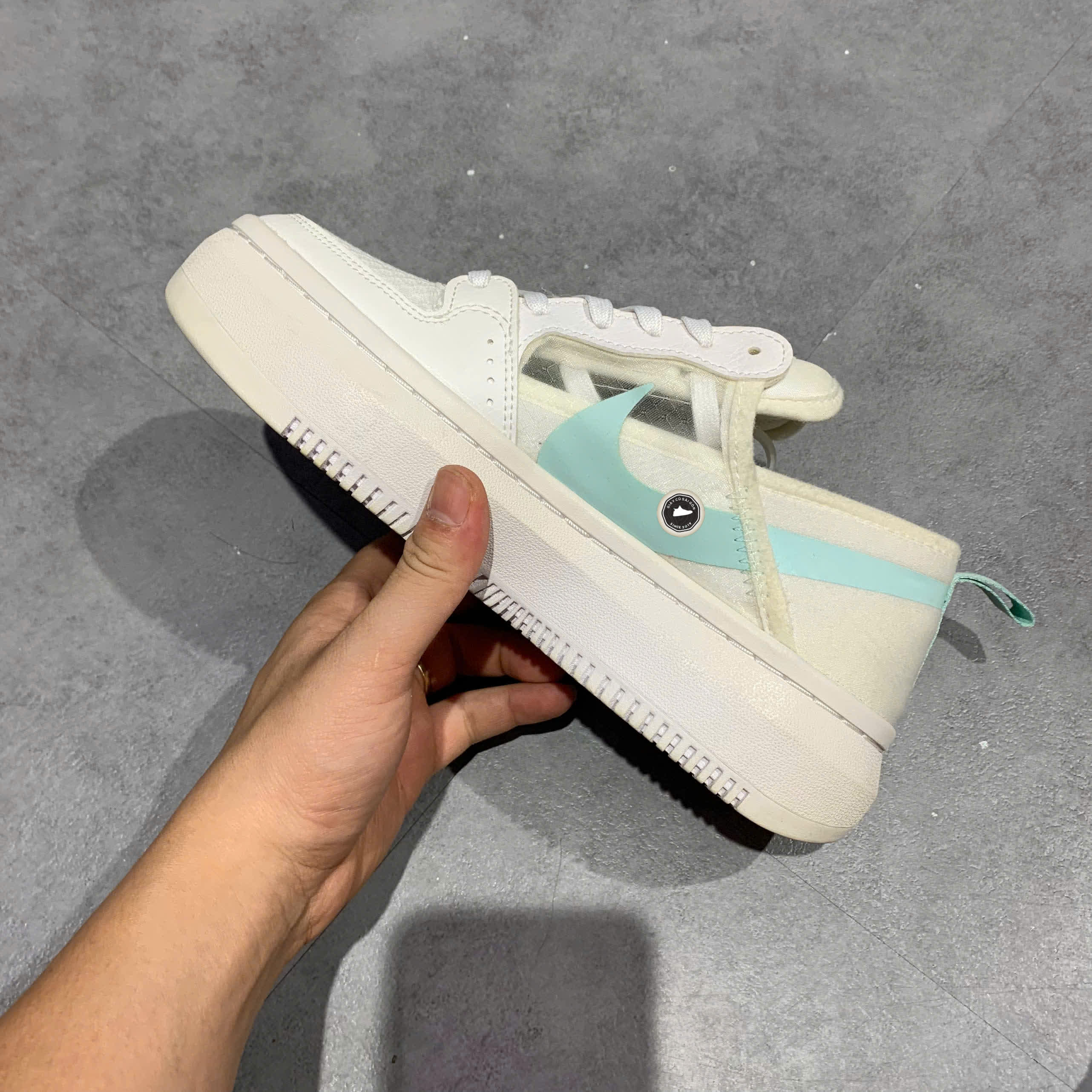 PUMA REBOUND JOY LOW 'WHITE URBAN RED' 380747-06 SIZE 38 GIÀY 2HAND CH