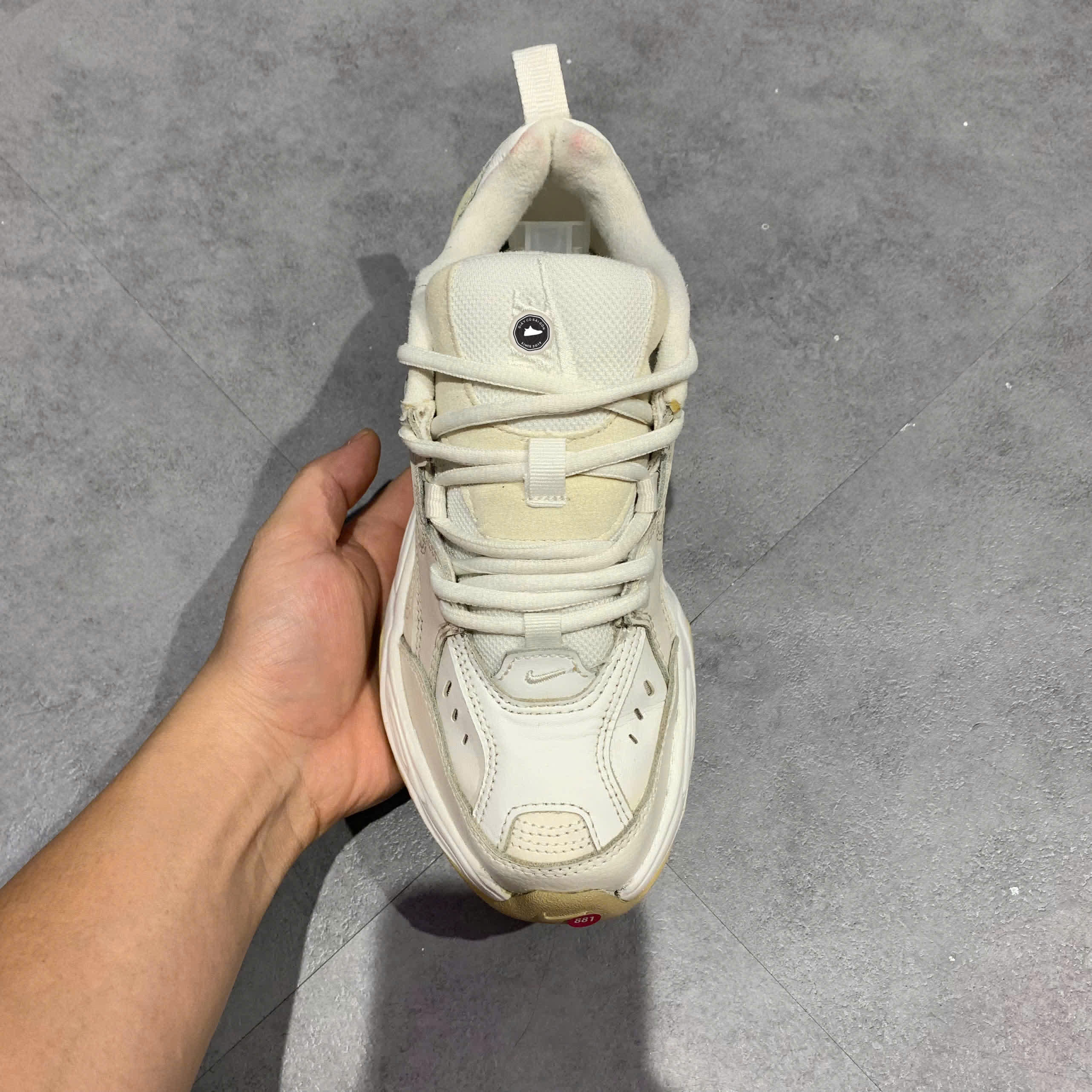NIKE WMNS M2K TEKNO 'SUMMIT WHITE' AO3108 006 SIZE 36.5 GIÀY 2HAND CHÍNH HÃNG PVN20954