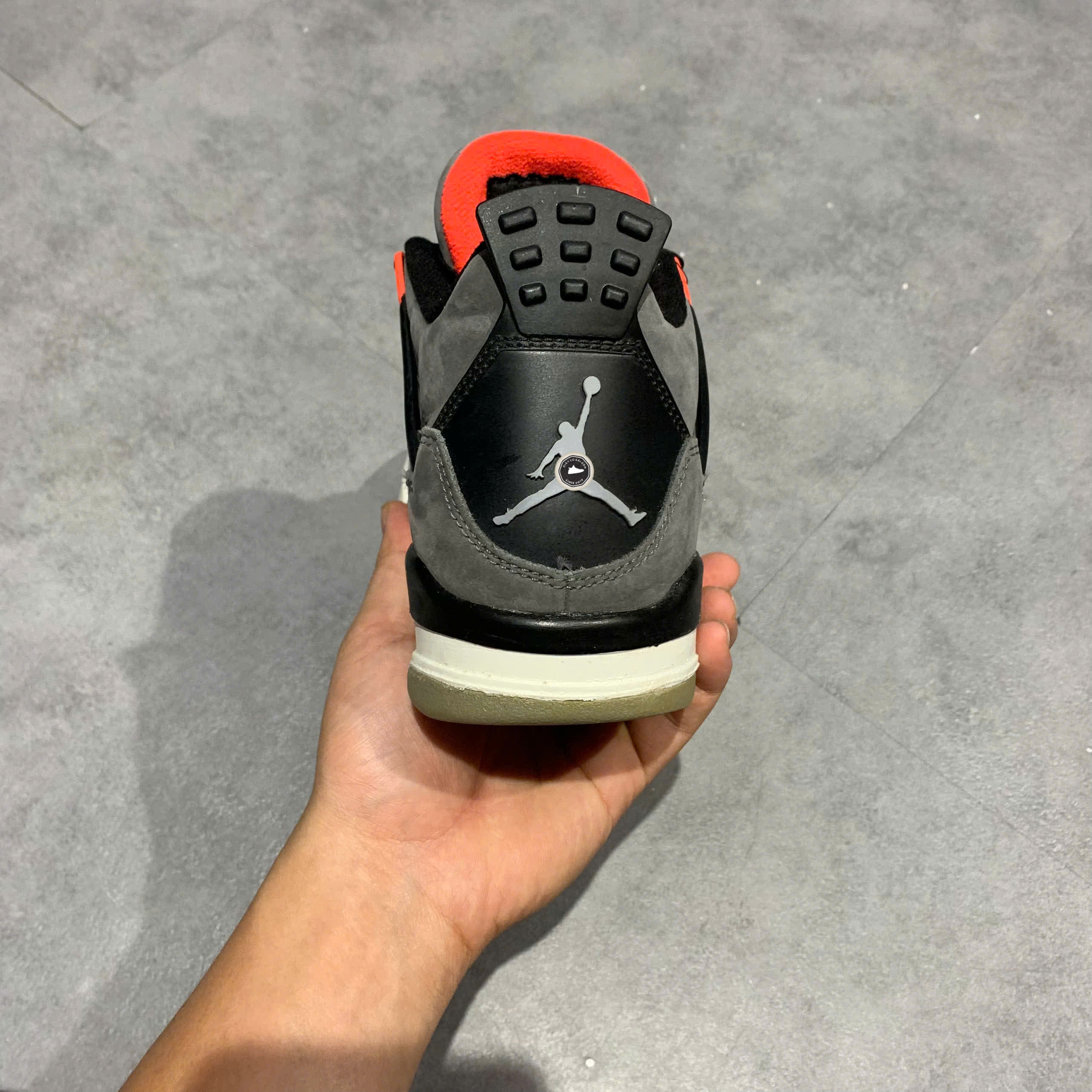 AIR JORDAN 4 RETRO GS 'INFRARED' 408452 061 SIZE 39 GIÀY 2HAND CHÍNH HÃNG PVN20741