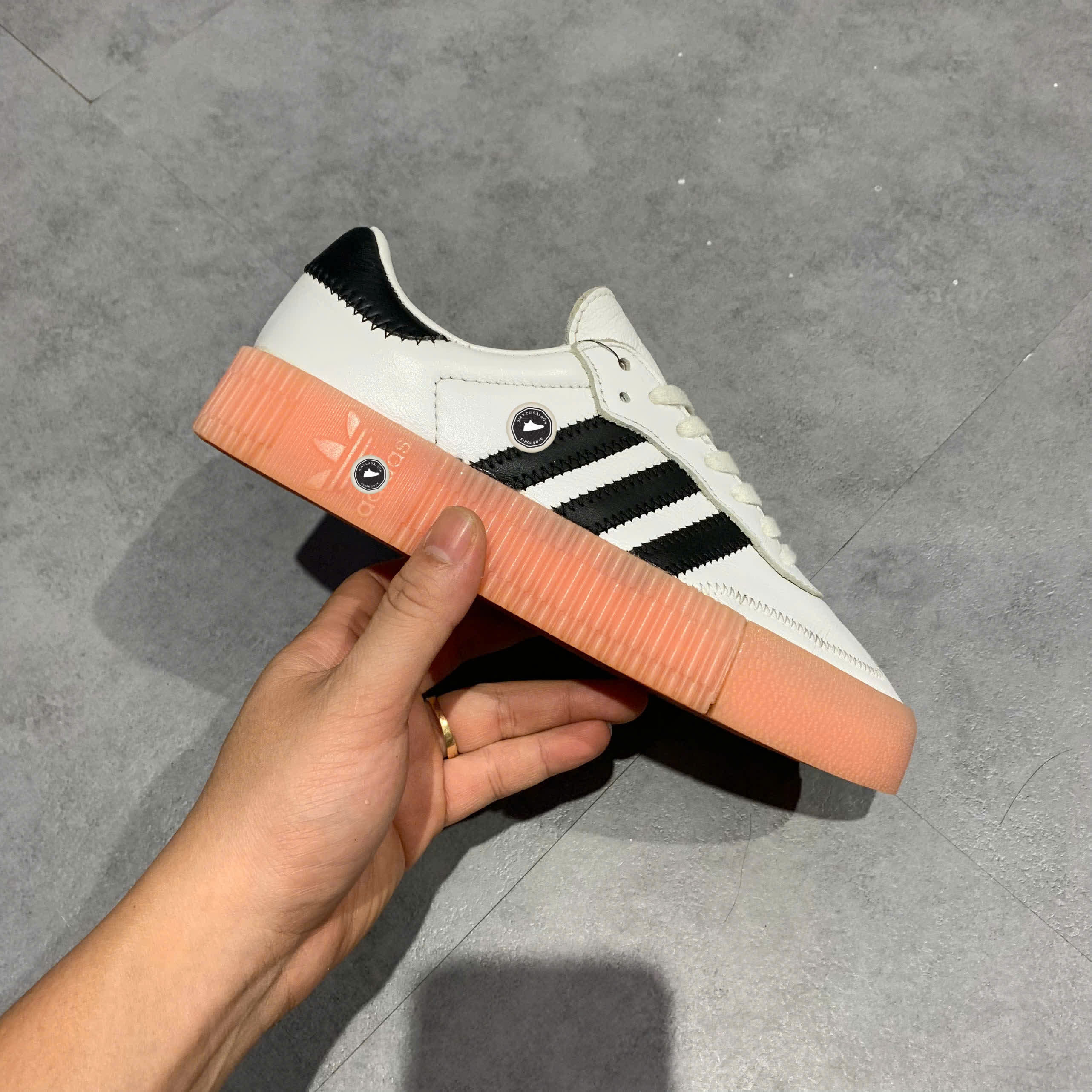 ADIDAS SAMBAROSE VALENTINE EF4965 SIZE 36 GIÀY 2HAND CHÍNH HÃNG PVN20818