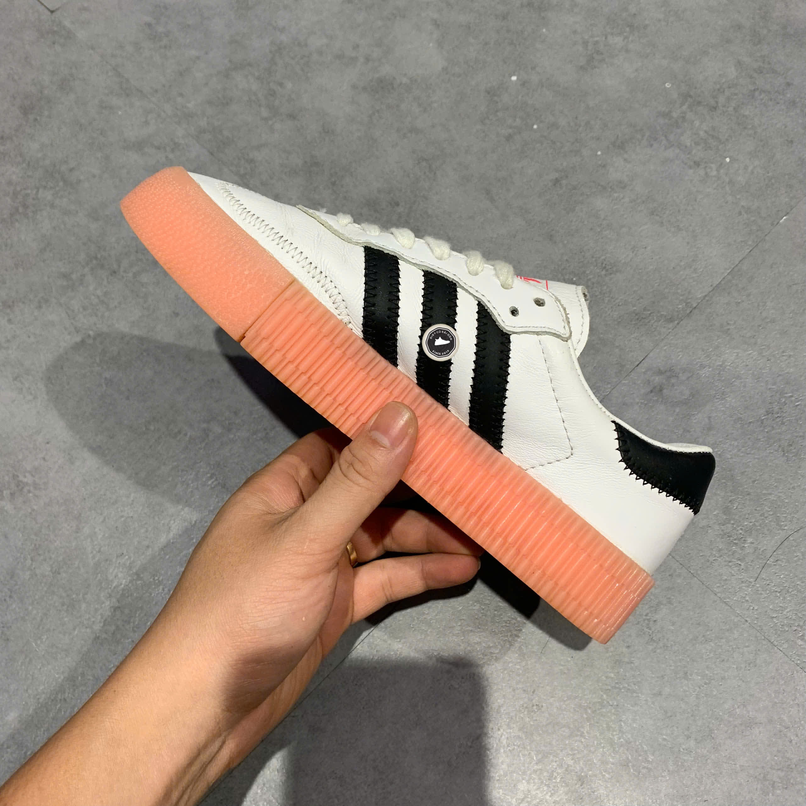 ADIDAS SAMBAROSE VALENTINE EF4965 SIZE 36 GIÀY 2HAND CHÍNH HÃNG PVN20818