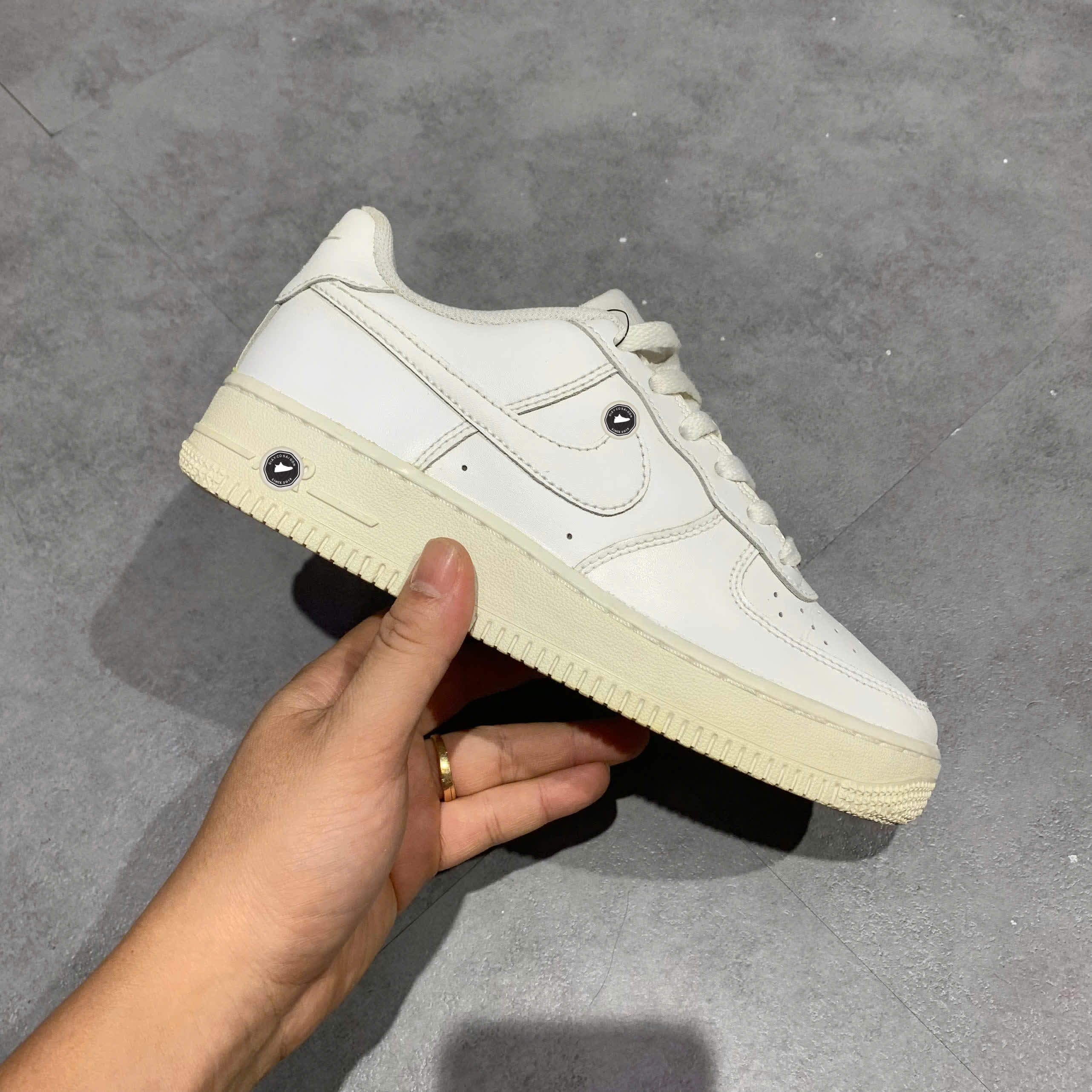 NIKE AIR FORCE 1 LOW WHITE (GS) 314192-117 SIZE 36 GIÀY 2HAND CHÍNH HÃNG PVN20816