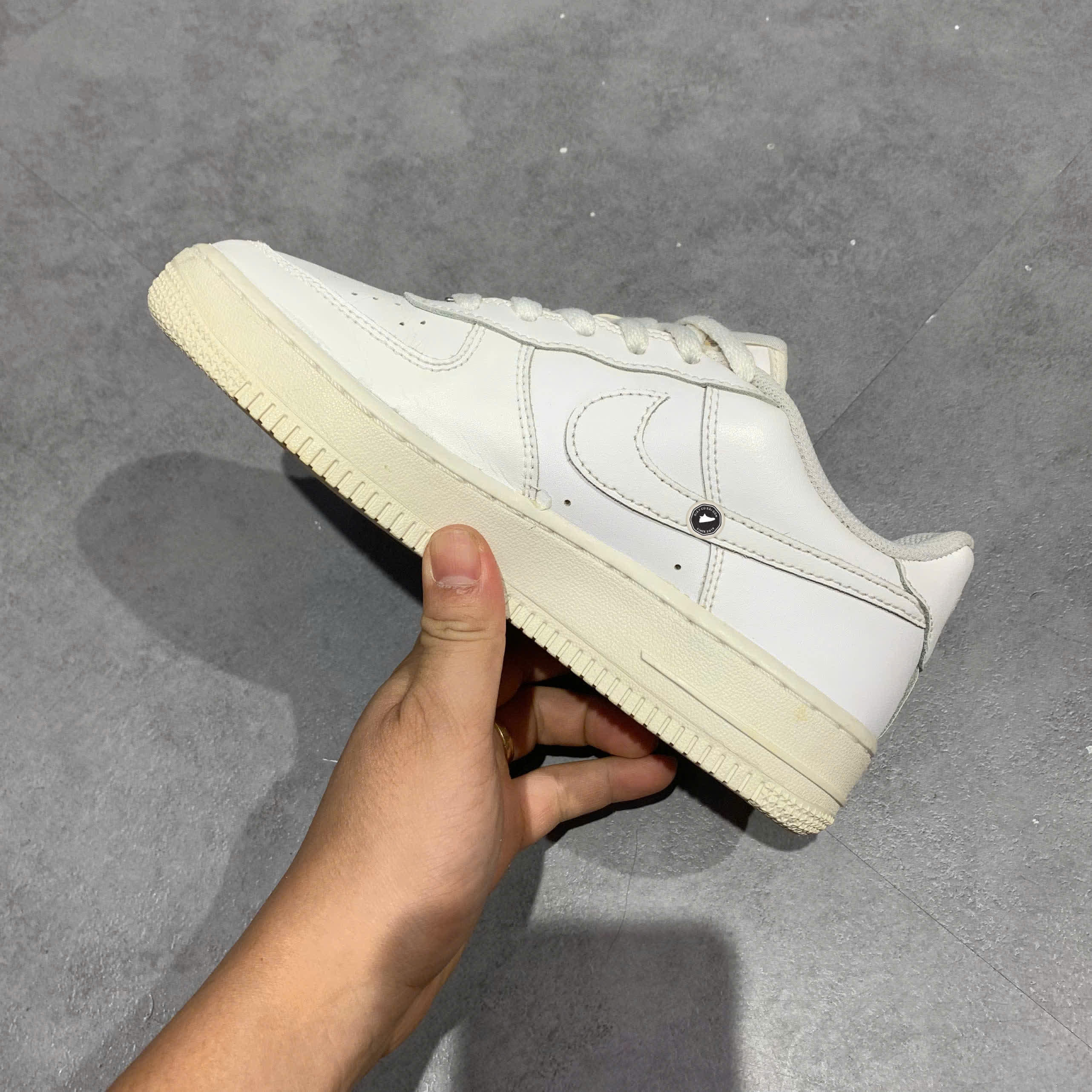 NIKE AIR FORCE 1 LOW WHITE (GS) 314192-117 SIZE 36 GIÀY 2HAND CHÍNH HÃNG PVN20816