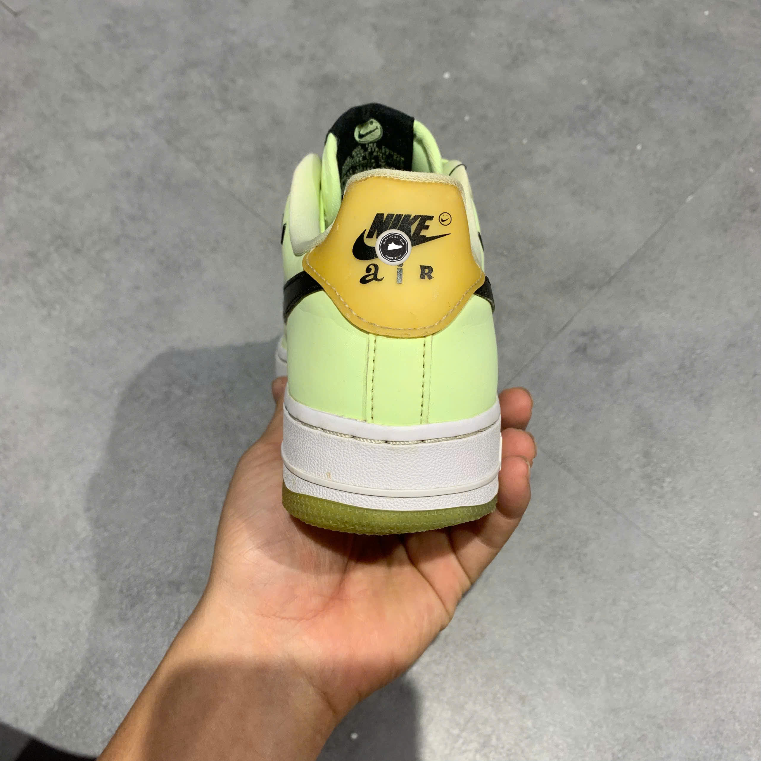 NIKE AIR FORCE 1 LOW 'HAVE A NIKE DAY' BARELY VOLT CT3228-701 SIZE 36 GIÀY 2HAND CHÍNH HÃNG PVN20797