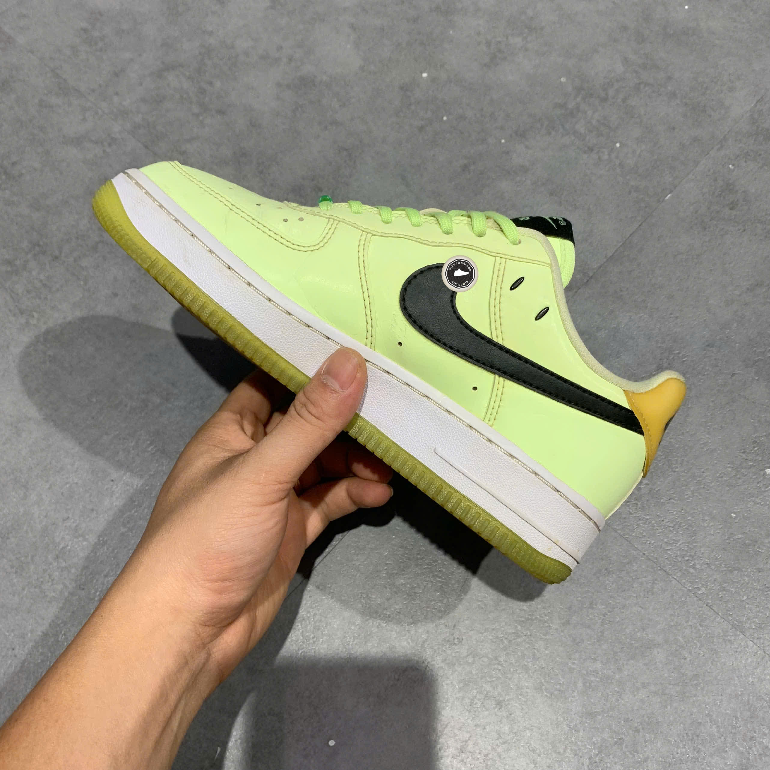 NIKE AIR FORCE 1 LOW 'HAVE A NIKE DAY' BARELY VOLT CT3228-701 SIZE 36 GIÀY 2HAND CHÍNH HÃNG PVN20797