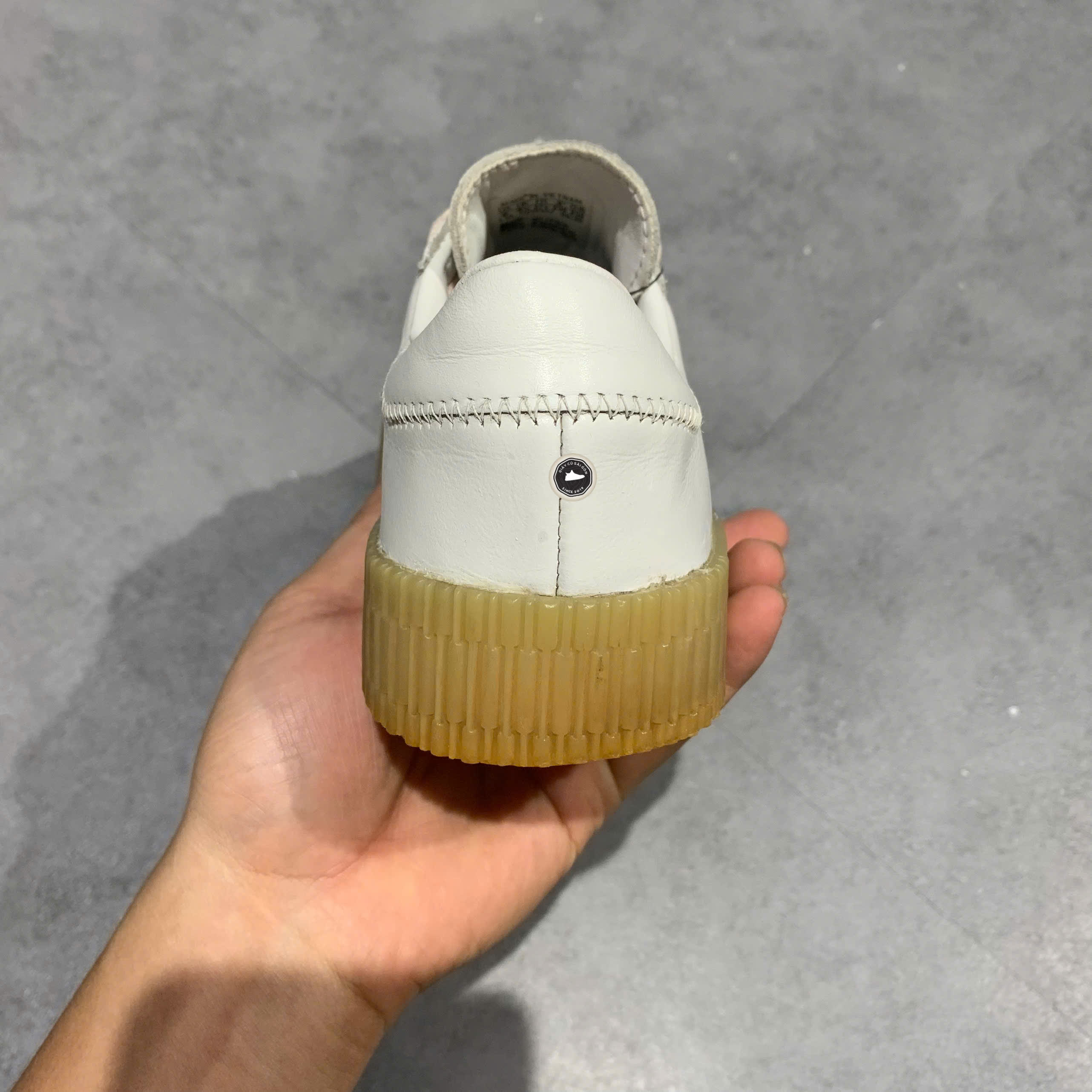 ADIDAS SAMBAROSE 'WHITE HALO PINK' FY3030 SIZE 37 1/3 GIÀY 2HAND CHÍNH HÃNG PVN20972