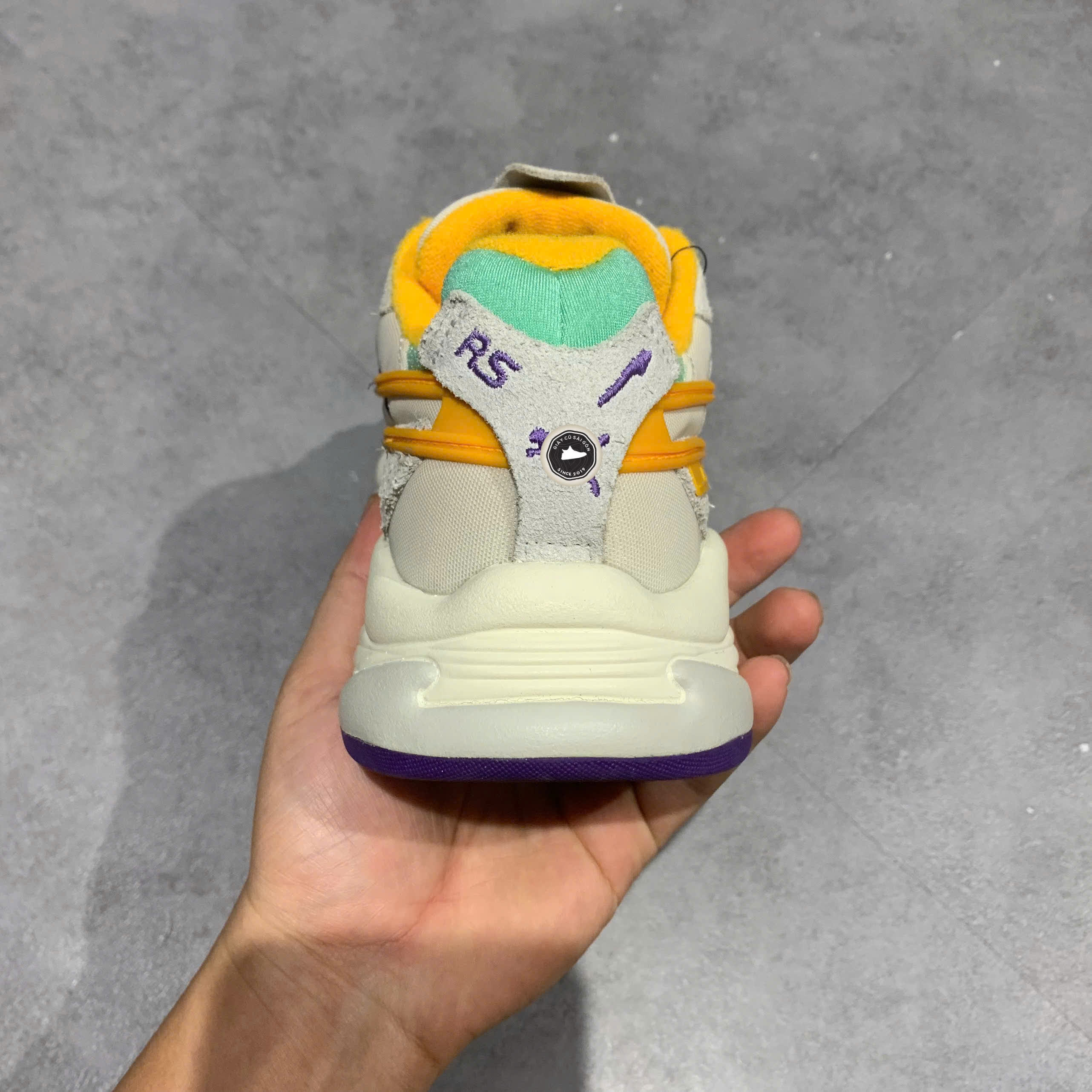 PUMA RS-CONNECT DRIP 'BISCAY GREEN' 368610 02 SIZE 38 GIÀY 2HAND CHÍNH HÃNG PVN20970