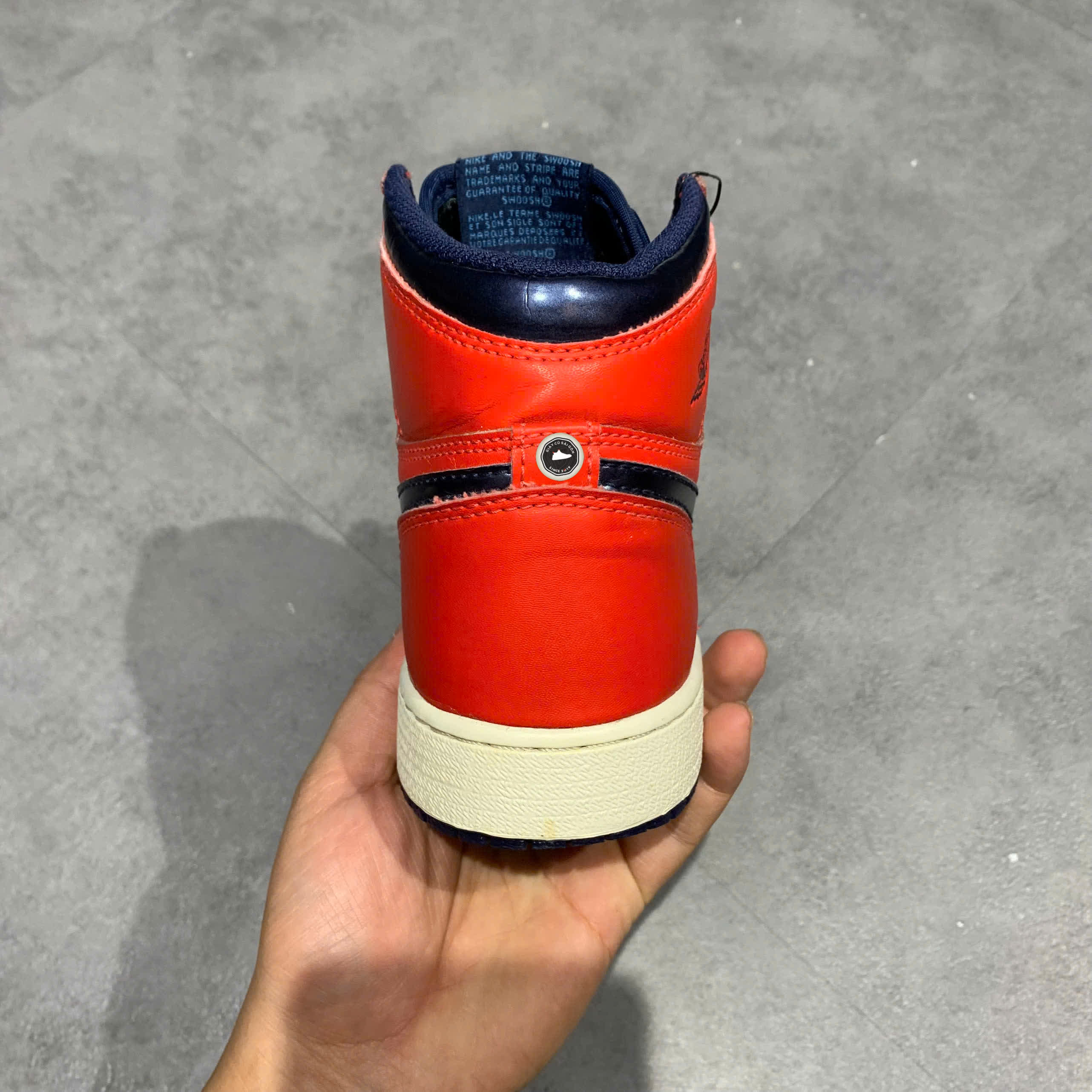 AIR JORDAN 1 RETRO BG 'LETTERMAN' 575441 606 SIZE 38 GIÀY 2HAND CHÍNH HÃNG PVN20793