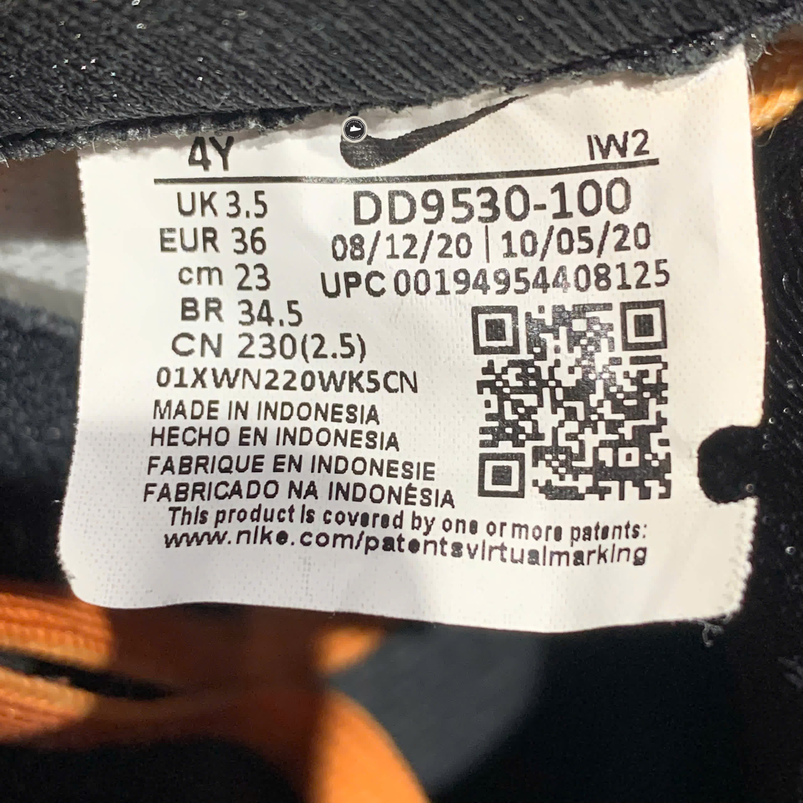 NIKE AIR FORCE 1 LV8 GS 'ROSWELL RAYGUNS' DD9530 100 SIZE 36 GIÀY 2HAND CHÍNH HÃNG PVN20812