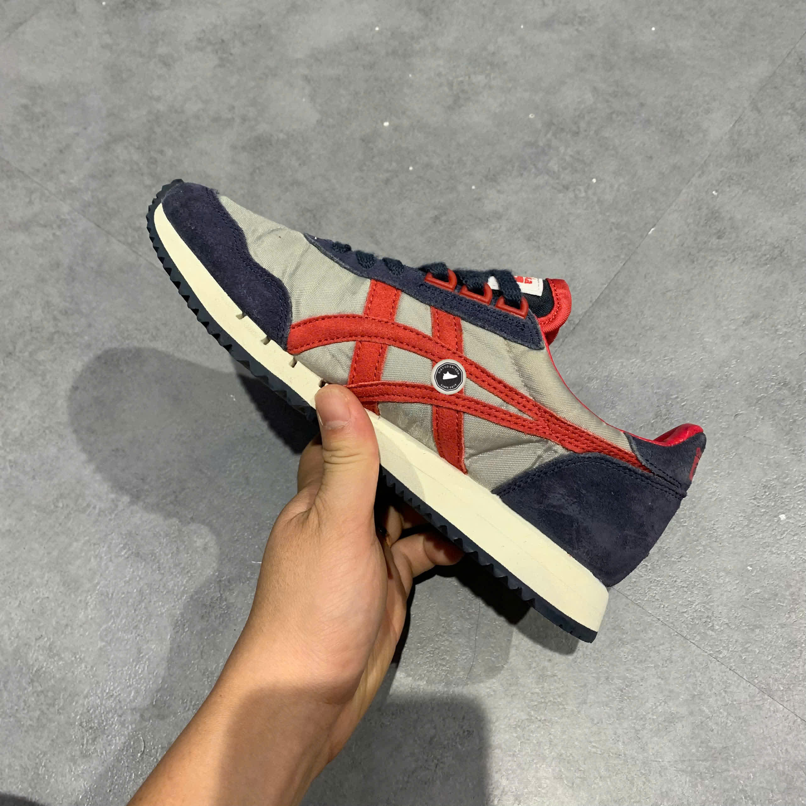 ONITSUKA TIGER DUALIO D6K3N SIZE 36 GIÀY 2HAND CHÍNH HÃNG PVN20737