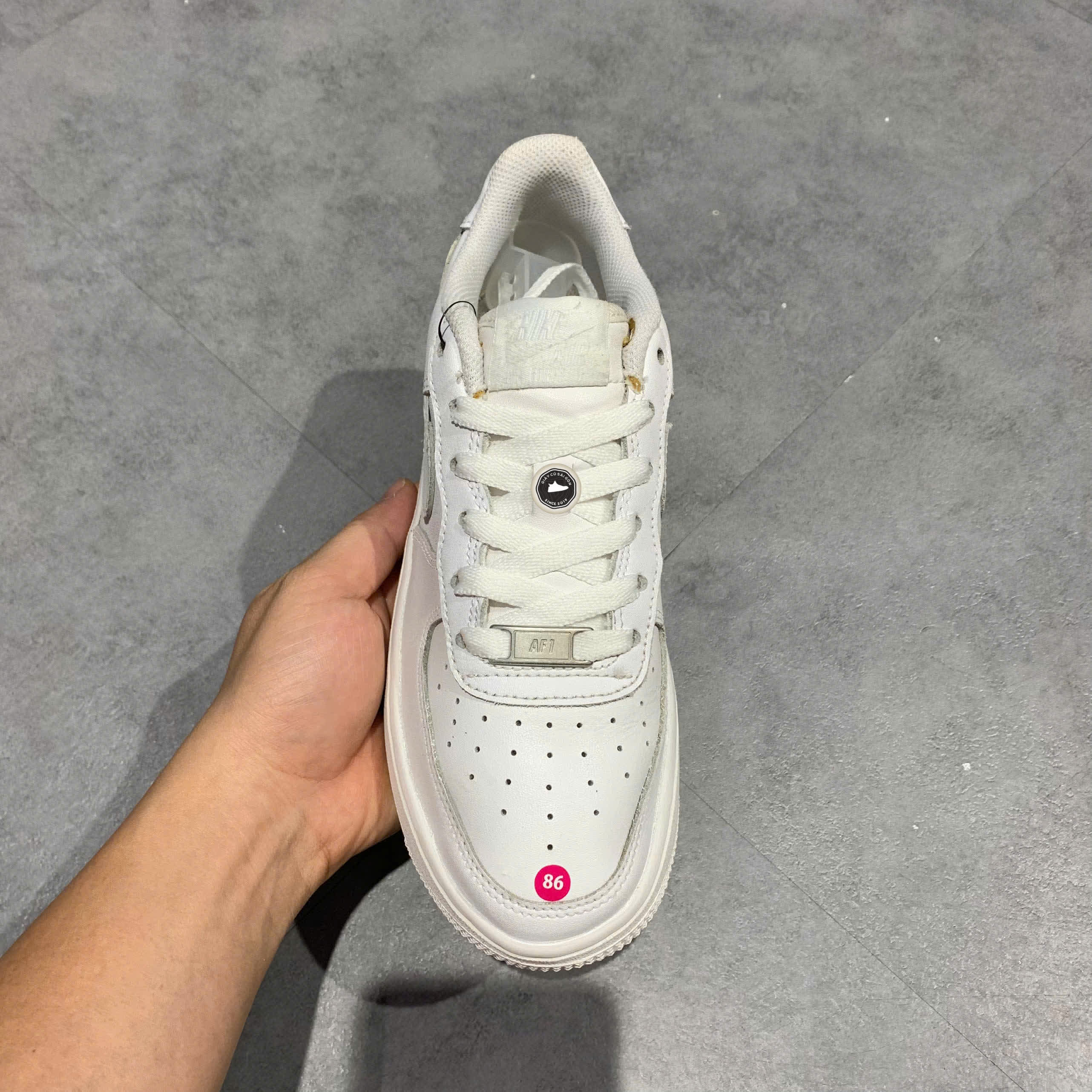 NIKE AIR FORCE 1 LOW LE TRIPLE WHITE DH2920-111 SIZE 36.5 GIÀY 2HAND CHÍNH HÃNG PVN20814