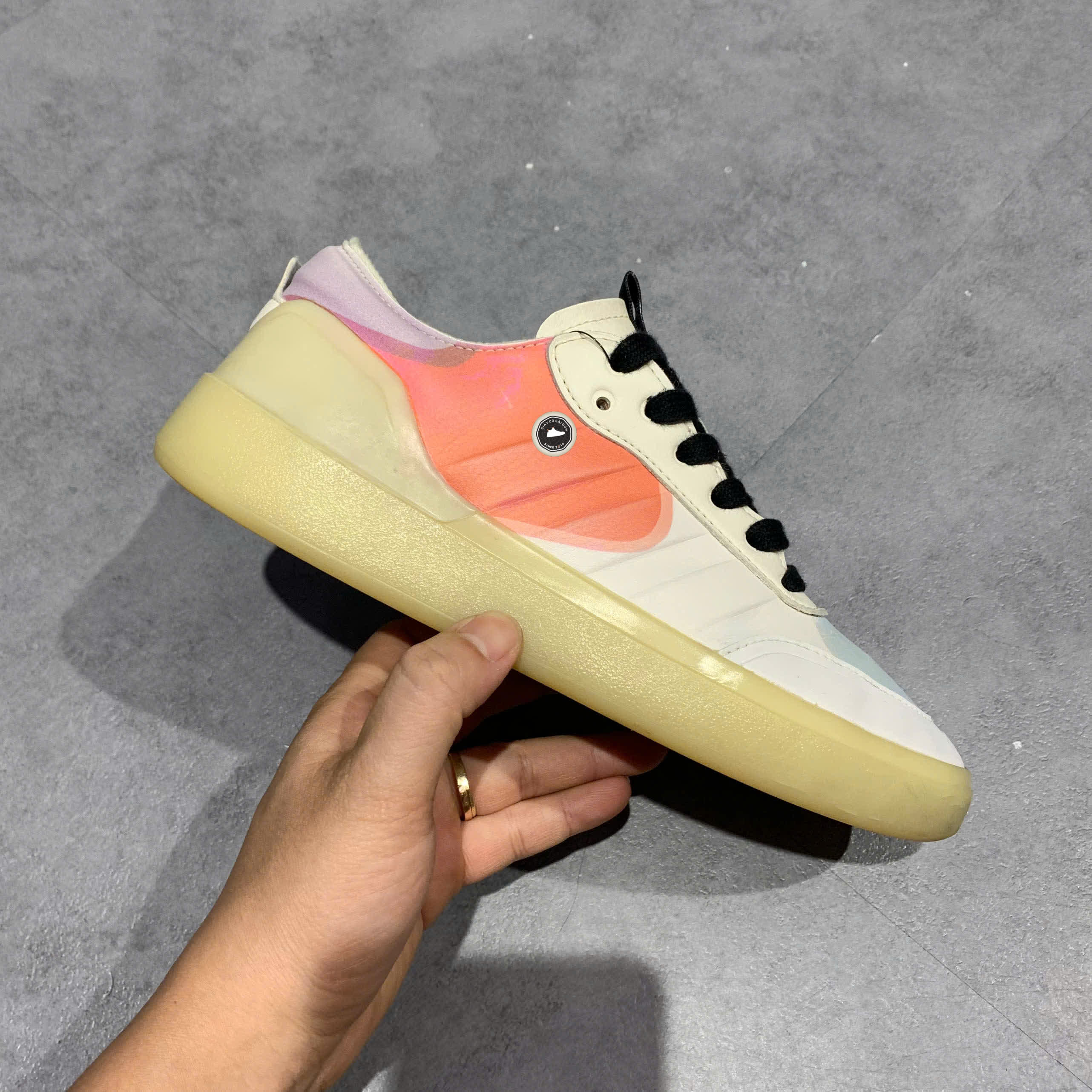 ADIDAS X MARIMEKKO COURT REVIVAL HQ6476 SIZE 36 2/3 GIÀY 2HAND CHÍNH HÃNG PVN20975