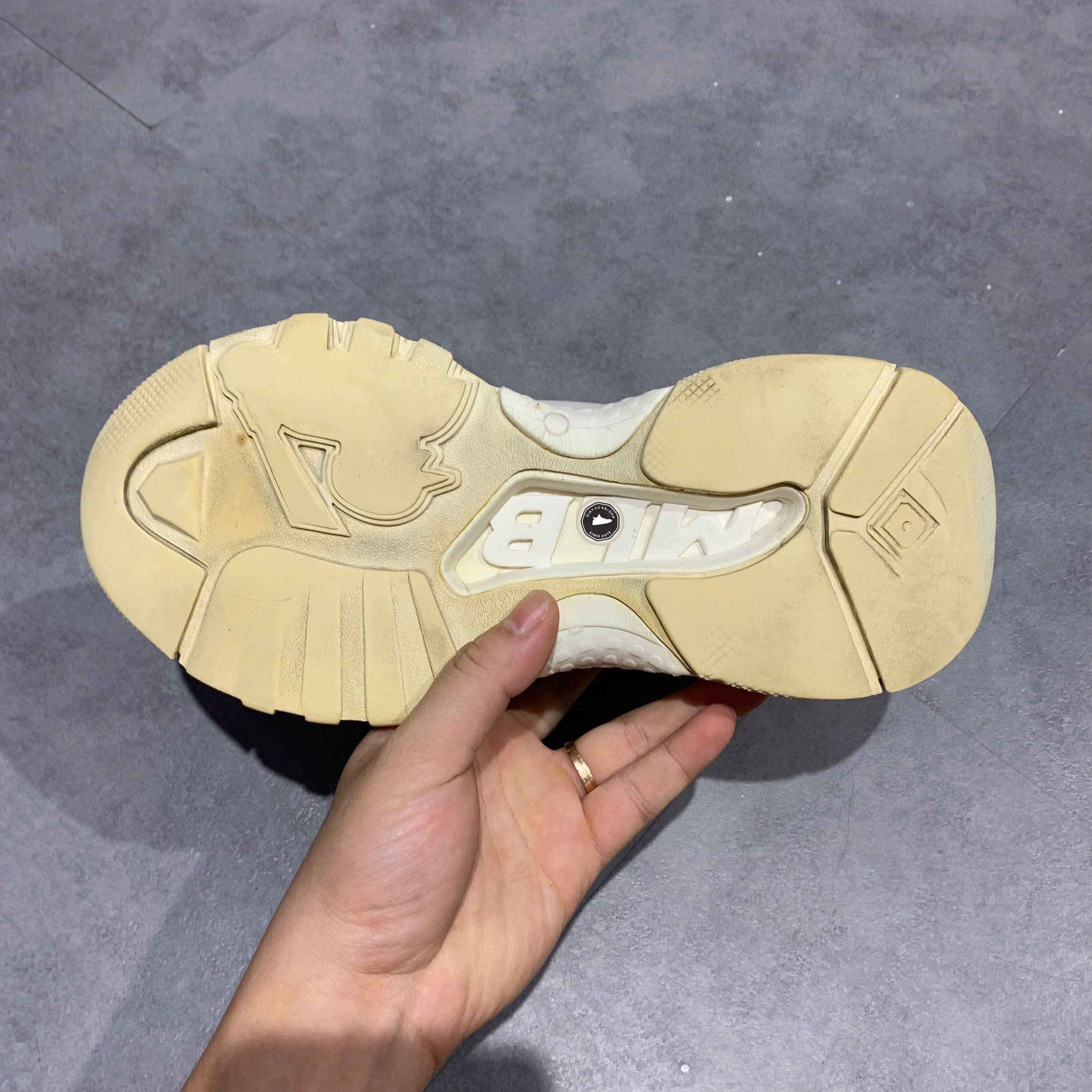 MLB Big Ball Chunky P – Boston Big Ball Chunky P 32SHC2915 SIZE 39 Giày 2hand chính hãng PVN20635