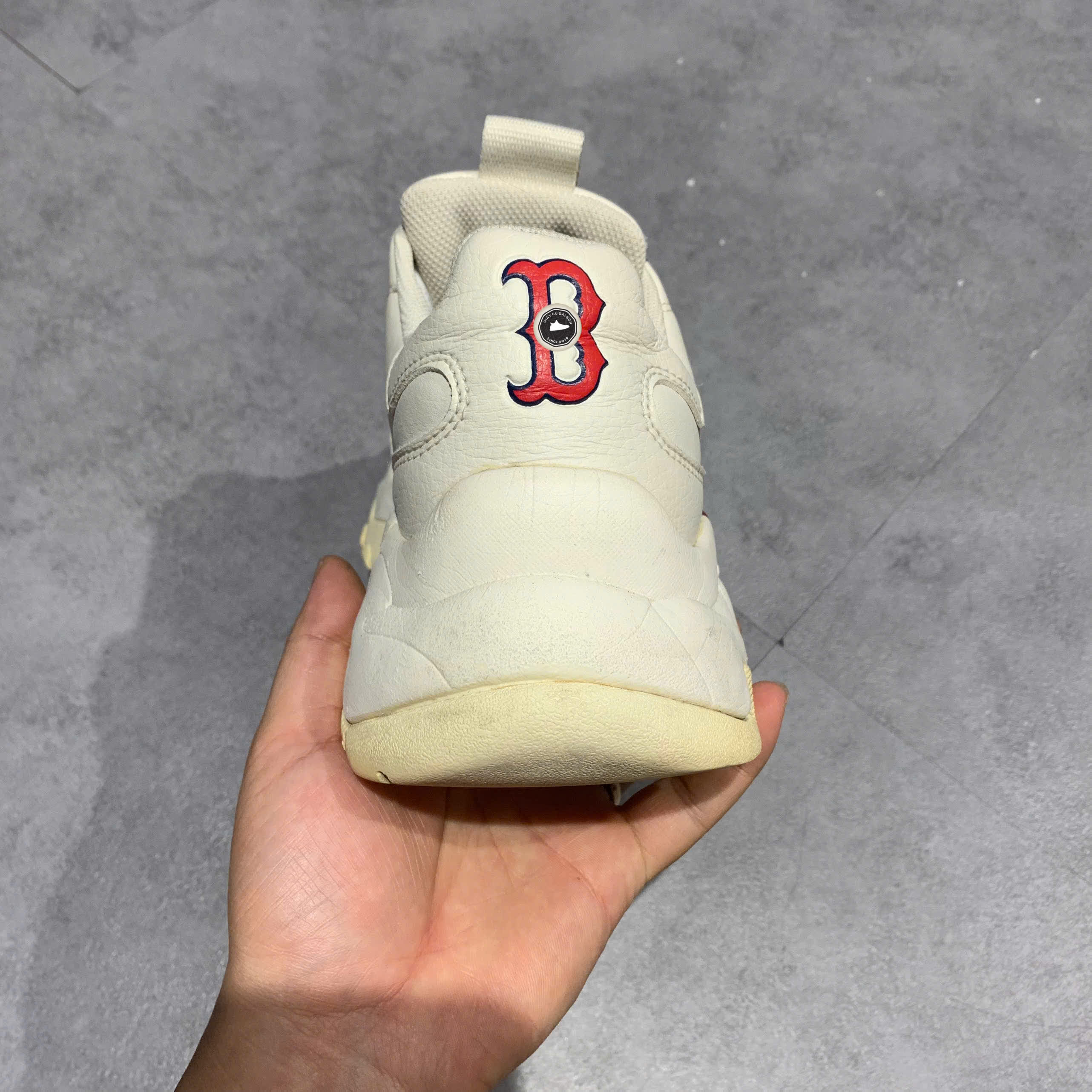 MLB Big Ball Chunky P – Boston Big Ball Chunky P 32SHC2915 SIZE 39 Giày 2hand chính hãng PVN20635