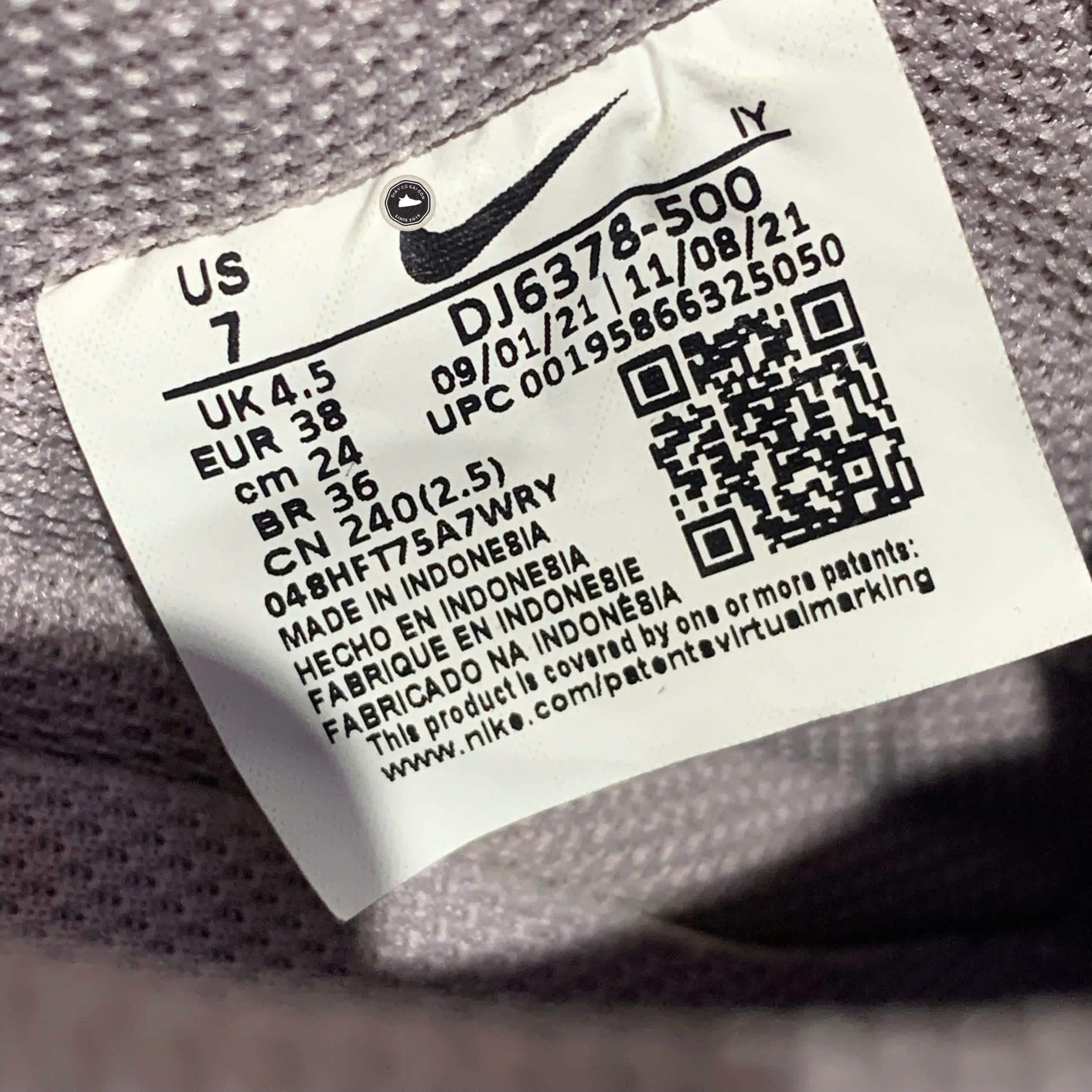 Air Jordan 1 Low SE Mismatched Purple Magenta (W) DJ6378 500 SIZE 38 GIÀY 2HAND CHÍNH HÃNG PVN20807