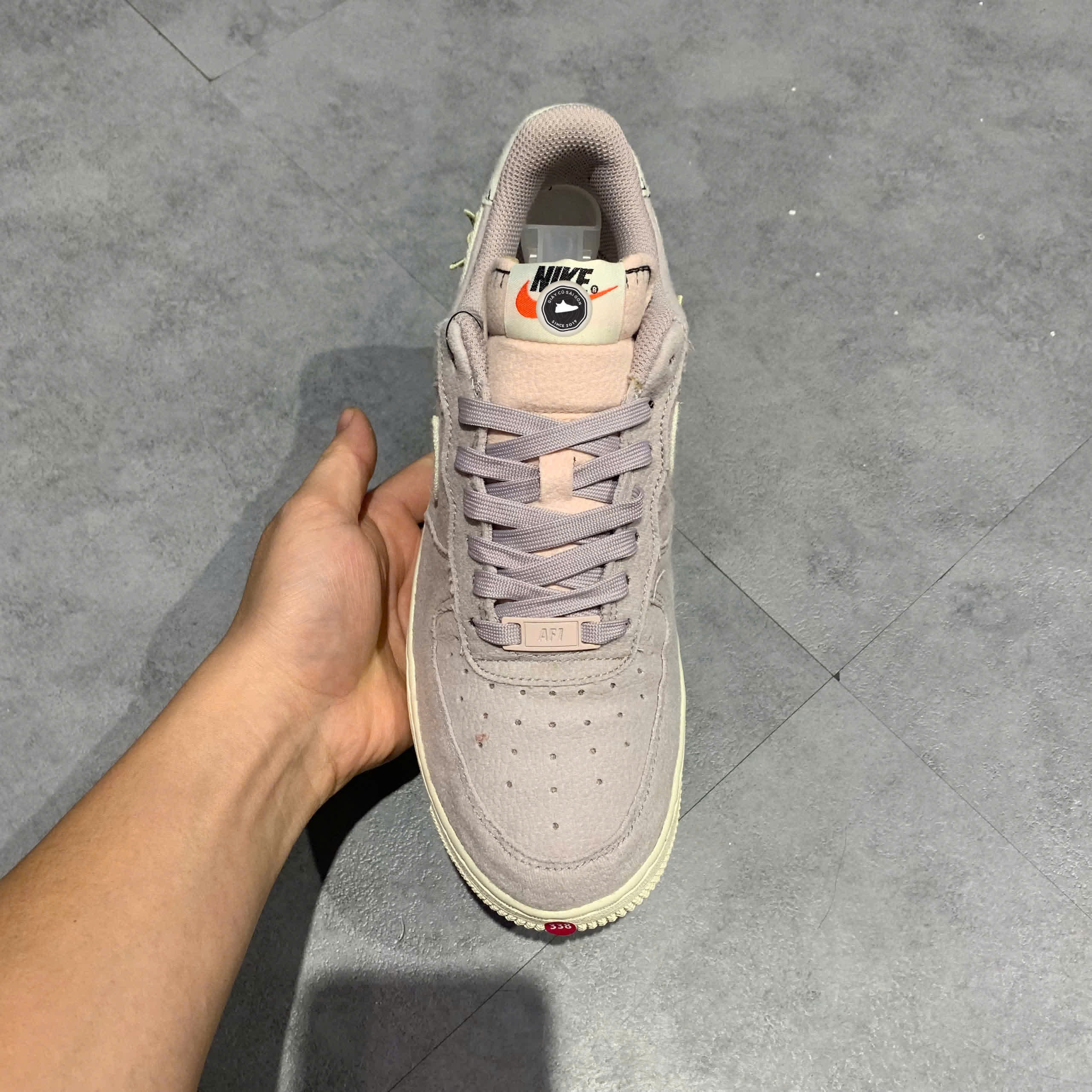 Air Jordan 1 Low SE Mismatched Purple Magenta (W) DJ6378 500 SIZE 38 GIÀY 2HAND CHÍNH HÃNG PVN20807