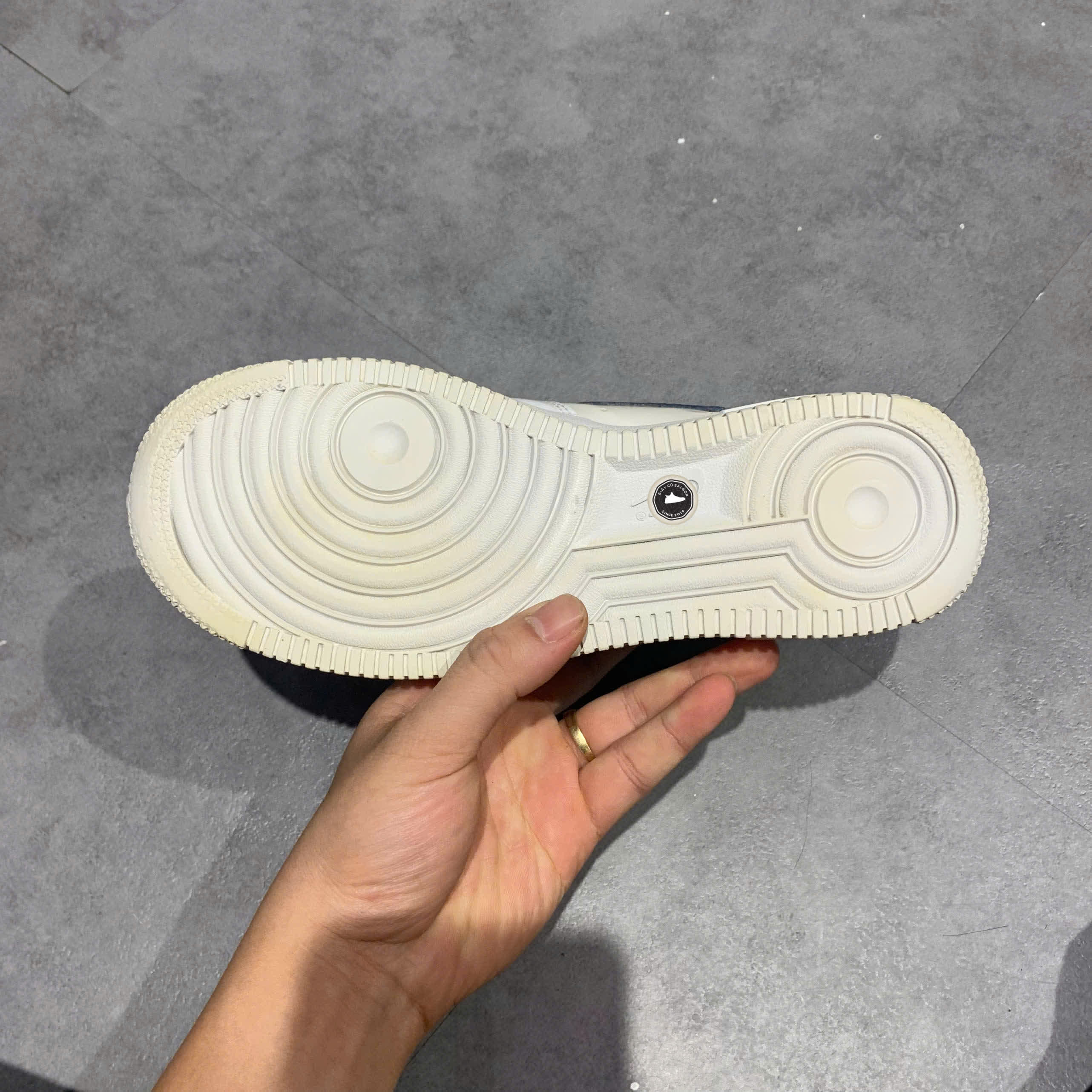 Nike Air Force 1 '07 Essential 'University Blue Concord' DJ9942 400 SIZE 36.5 GIÀY 2HAND CHÍNH HÃNG PVN20687