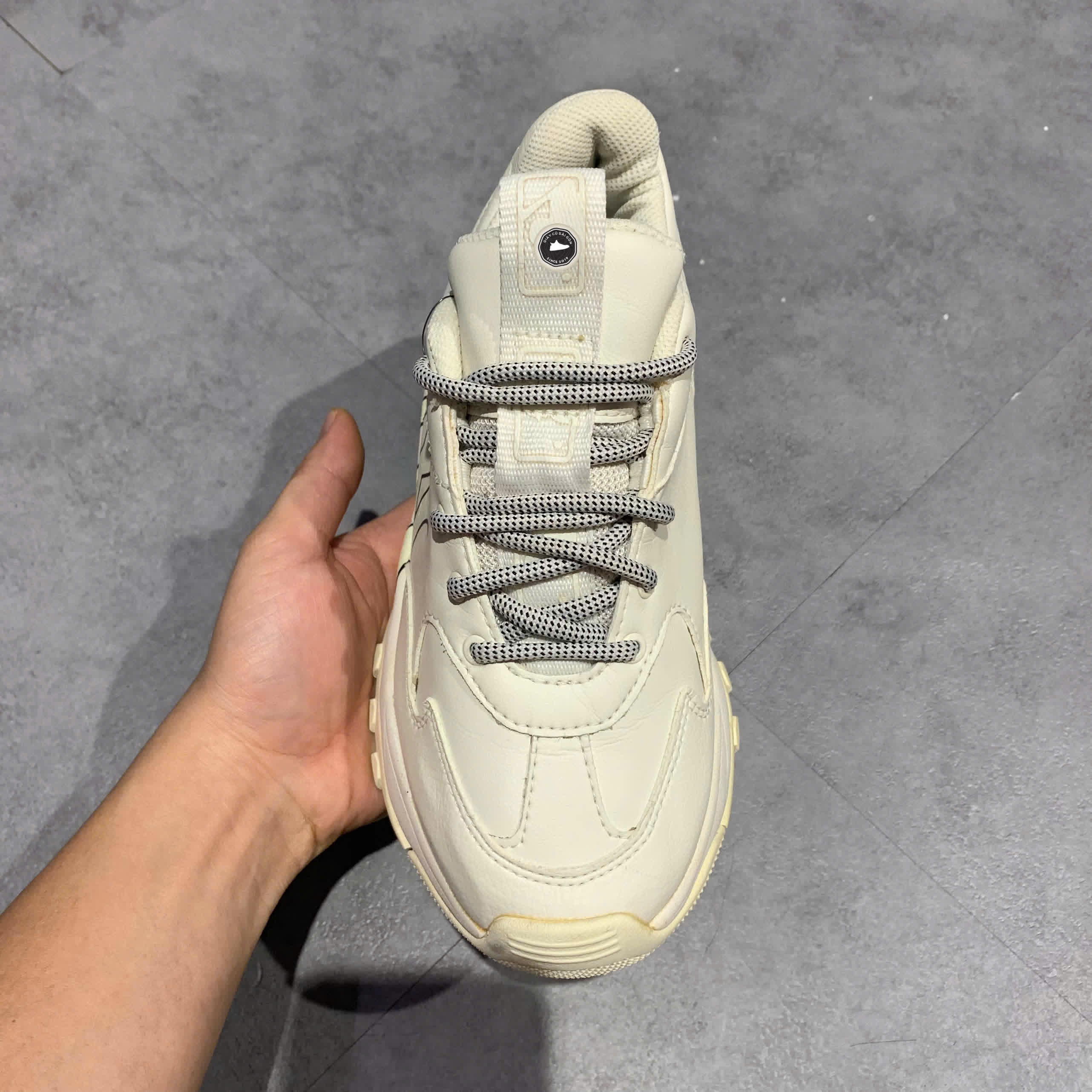 GIÀY MLB BIG BALL CHUNKY A NEW YORK YANKEES 32SHC1111 SIZE 38 GIÀY 2HAND CHÍNH HÃNG PVN20833