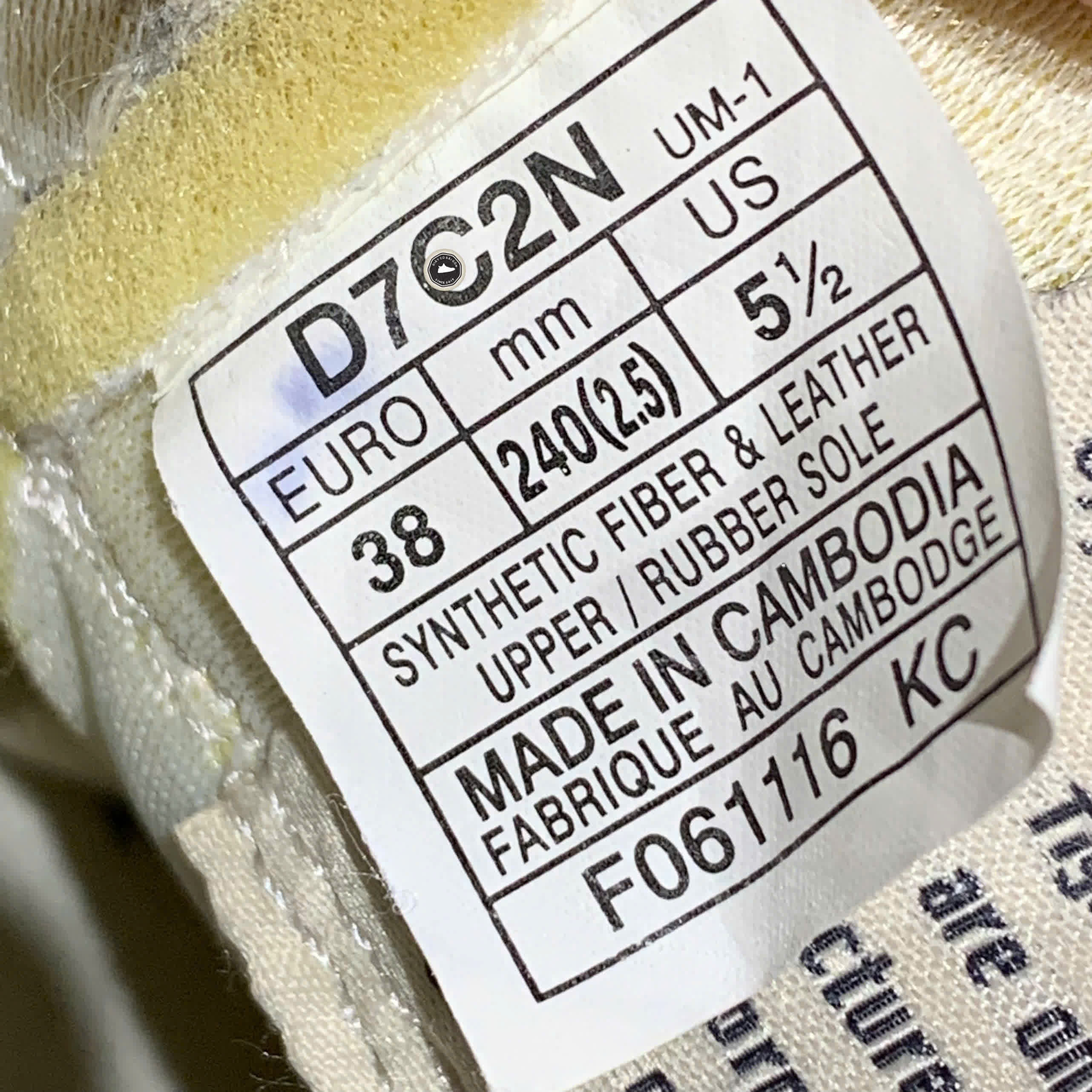 ASICS TIGER CORSAIR VIN D7C2N SIZE 38 GIÀY 2HAND CHÍNH HÃNG PVN20694