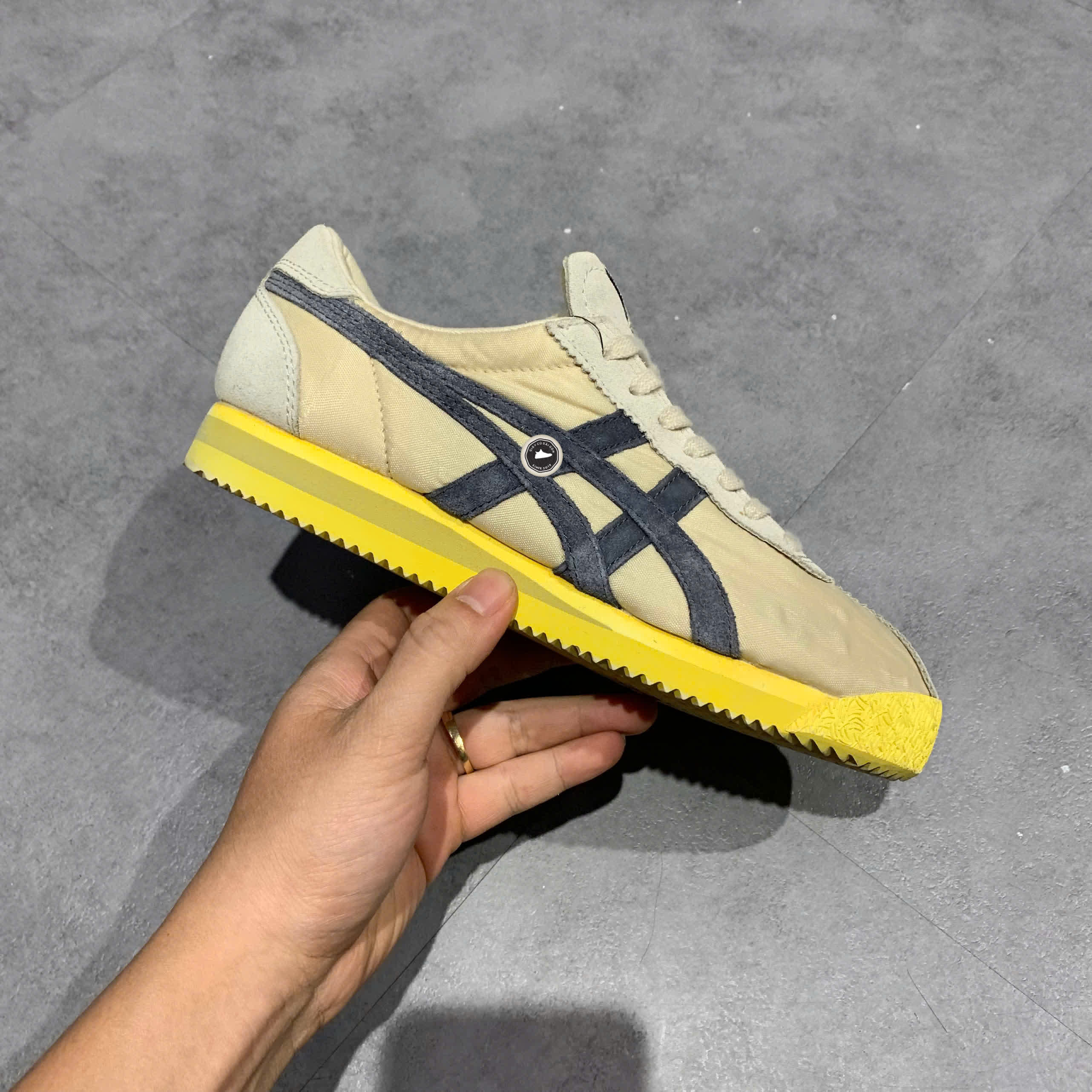 ASICS TIGER CORSAIR VIN D7C2N SIZE 38 GIÀY 2HAND CHÍNH HÃNG PVN20694