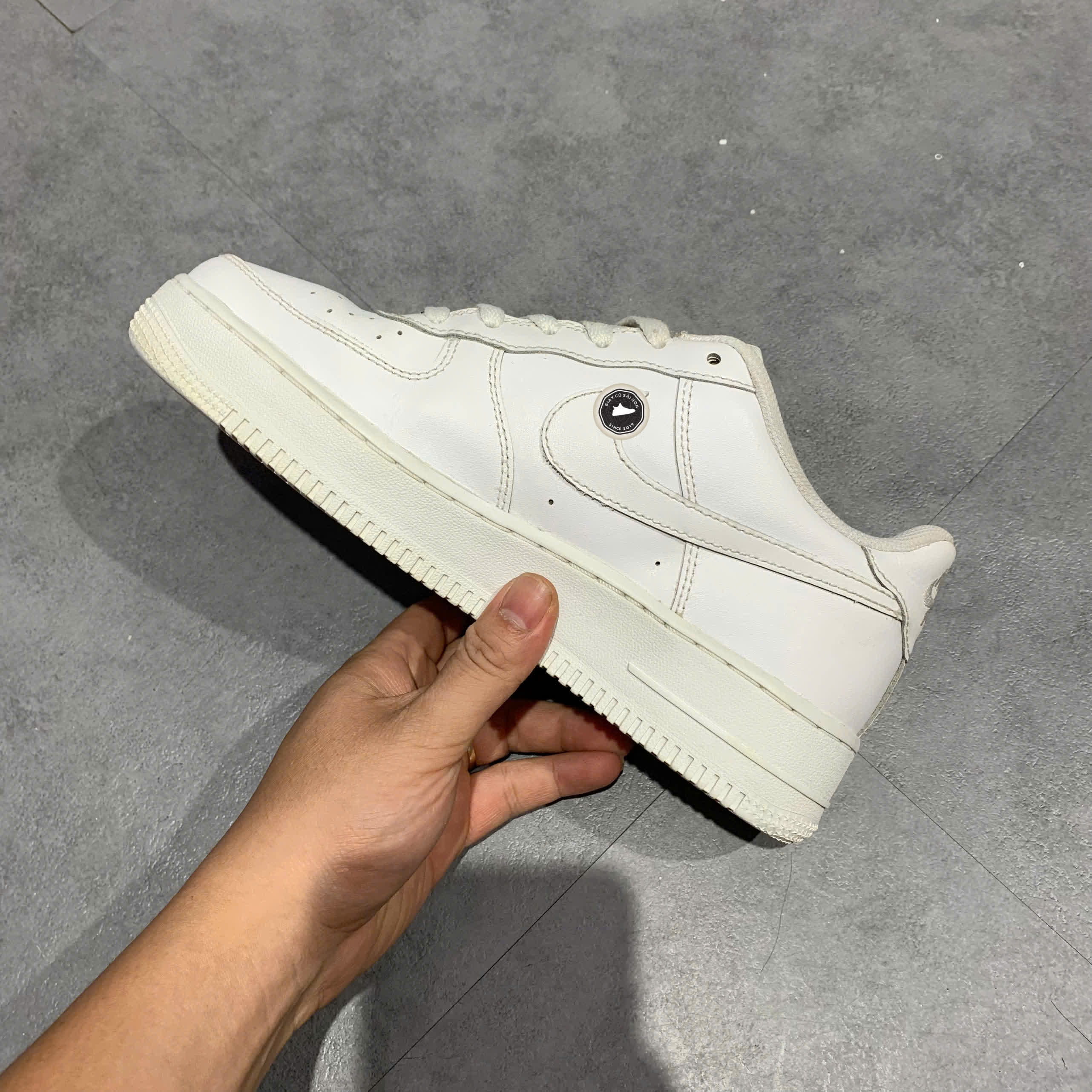 Nike Air Force 1 Low GS 'White' 314192 117 SIZE 38.5 GIÀY 2HAND CHÍNH HÃNG PVN20700