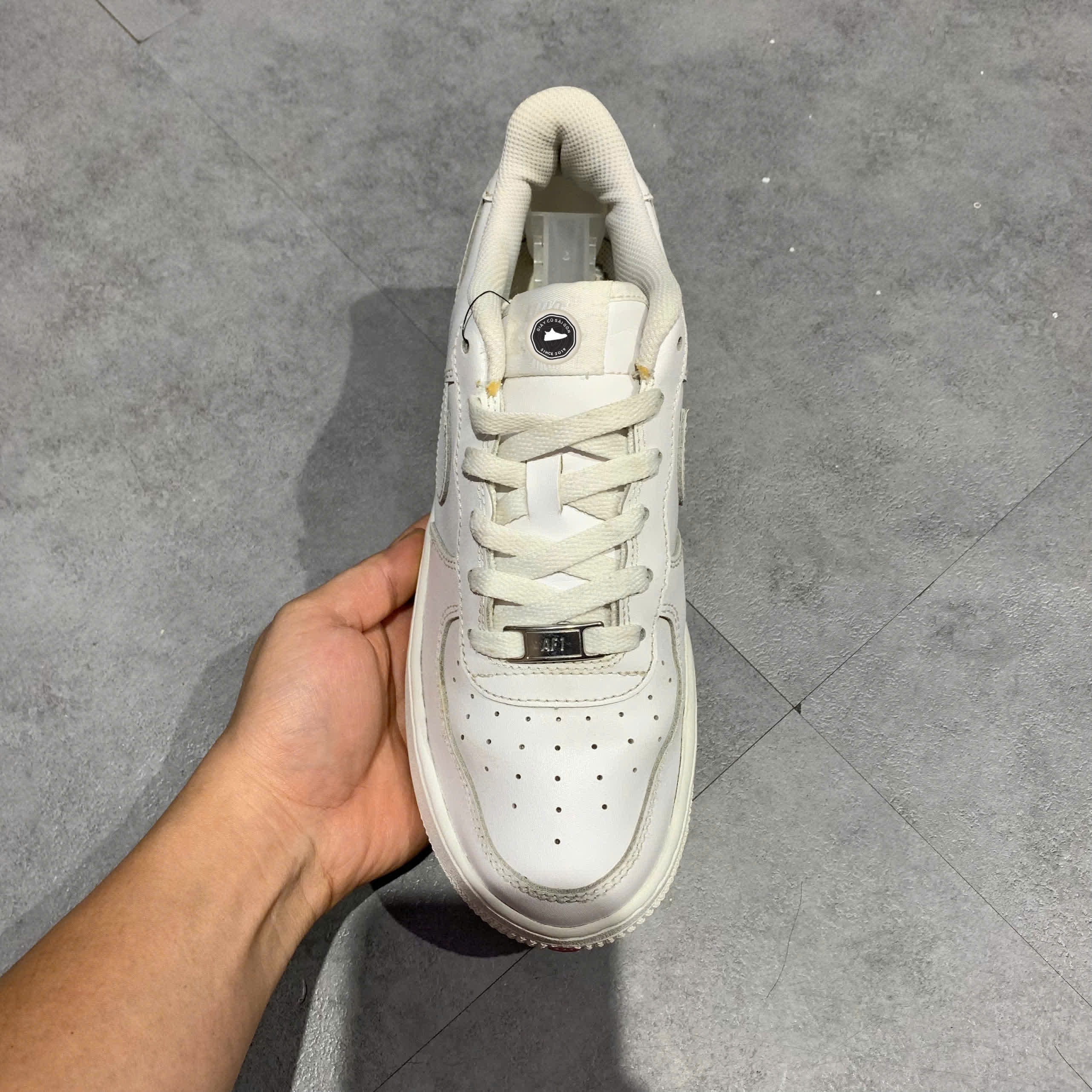 Nike Air Force 1 Low GS 'White' 314192 117 SIZE 38.5 GIÀY 2HAND CHÍNH HÃNG PVN20700