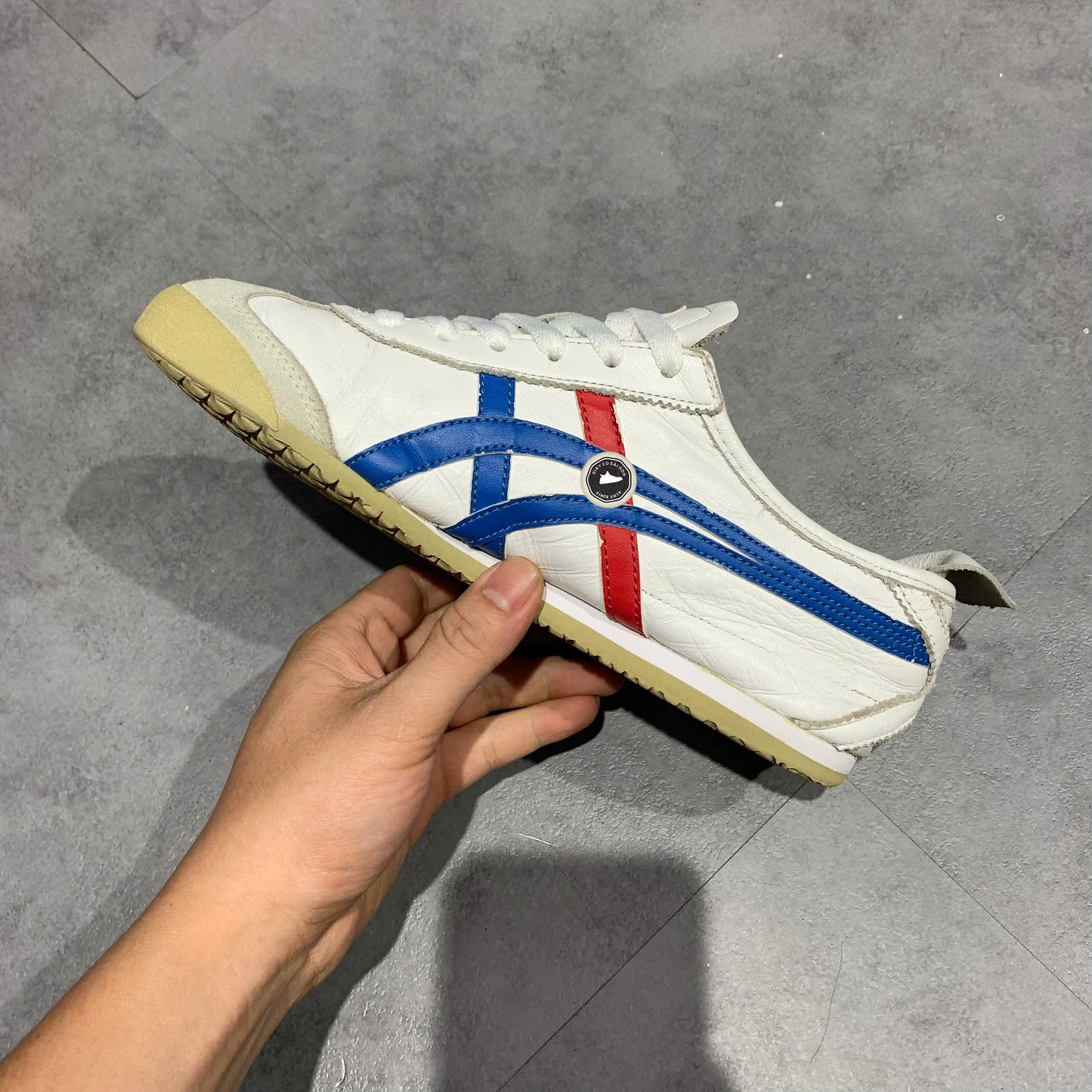 Onitsuka Tiger Mexico 66 'Birch India Ink Latte' DL408-1659 SIZE 38 GIÀY 2HAND CHÍNH HÃNG PVN20667