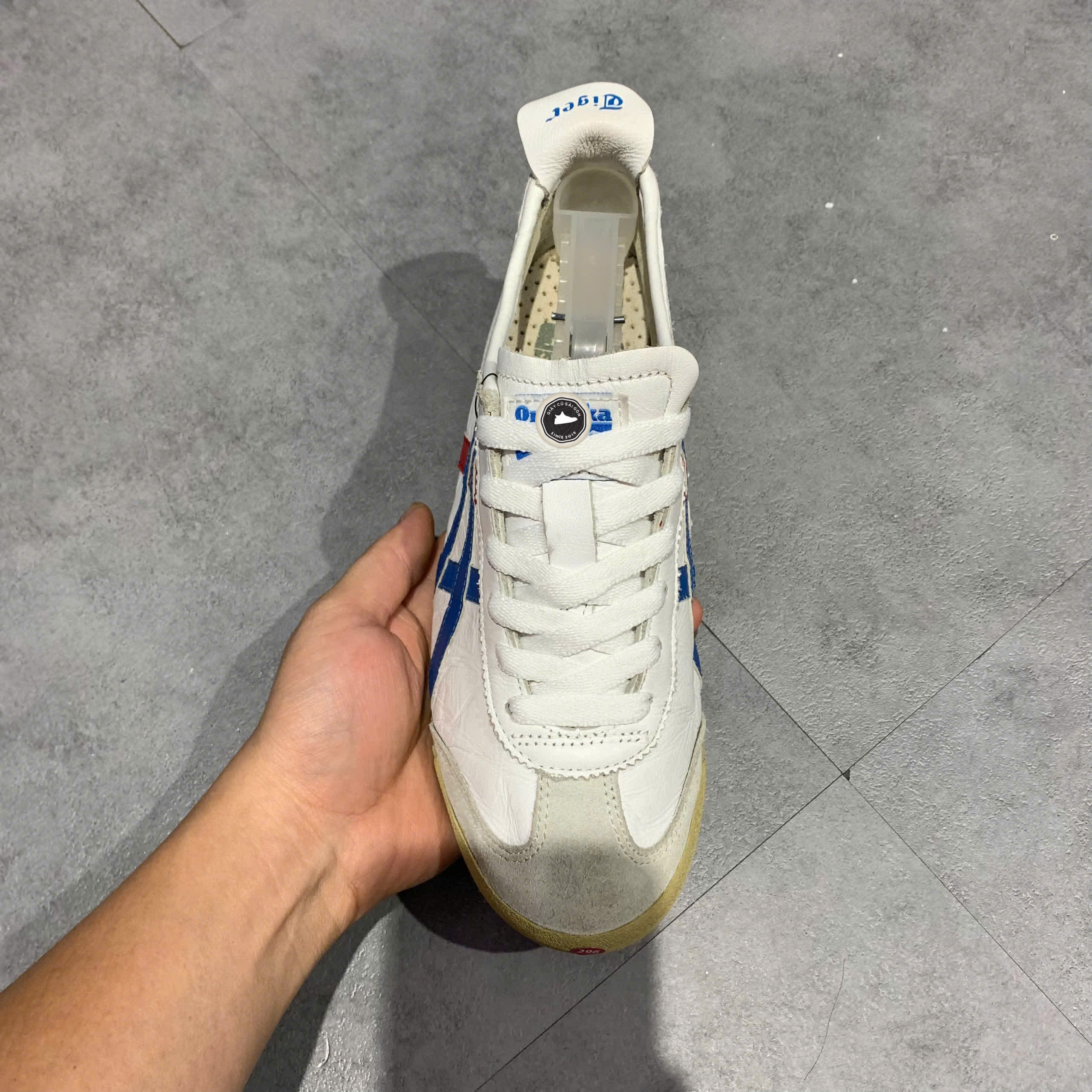 Onitsuka Tiger Mexico 66 'Birch India Ink Latte' DL408-1659 SIZE 38 GIÀY 2HAND CHÍNH HÃNG PVN20667