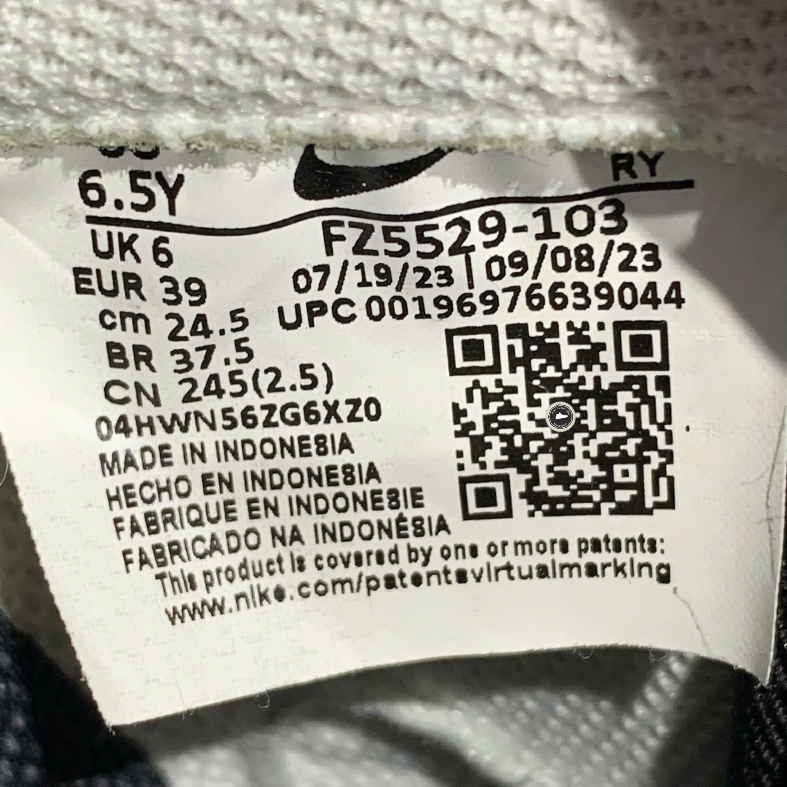 NIKE AIR FORCE 1 LV8 GS 'YEAR OF THE DRAGON' FZ5529 103 SIZE 39 GIÀY 2HAND CHÍNH HÃNG PVN20690