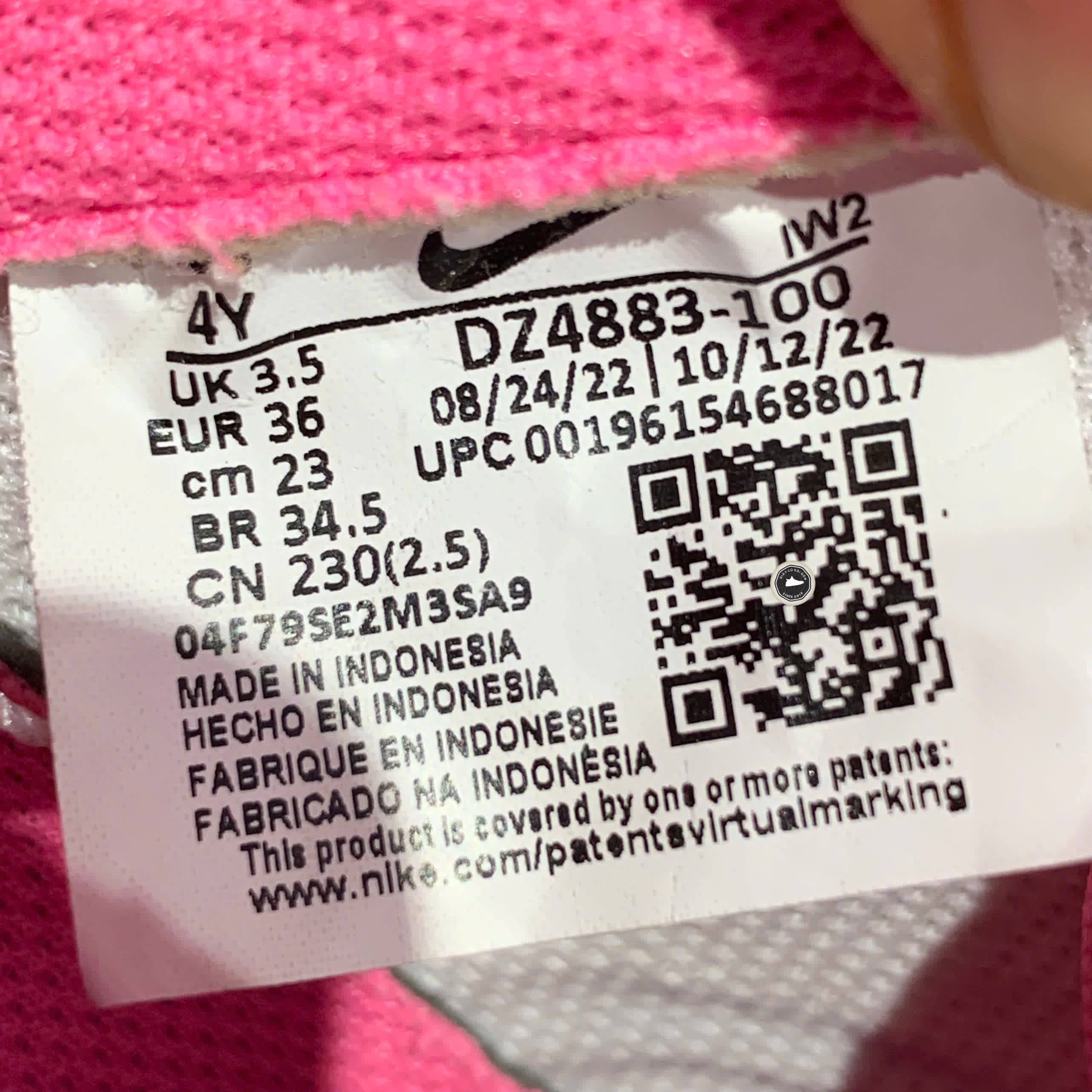 NIKE AIR FORCE 1 LOW '07 ALL-STAR (2023) (GS) DZ4883 100 SIZE 36 GIÀY 2HAND CHÍNH HÃNG PVN20707