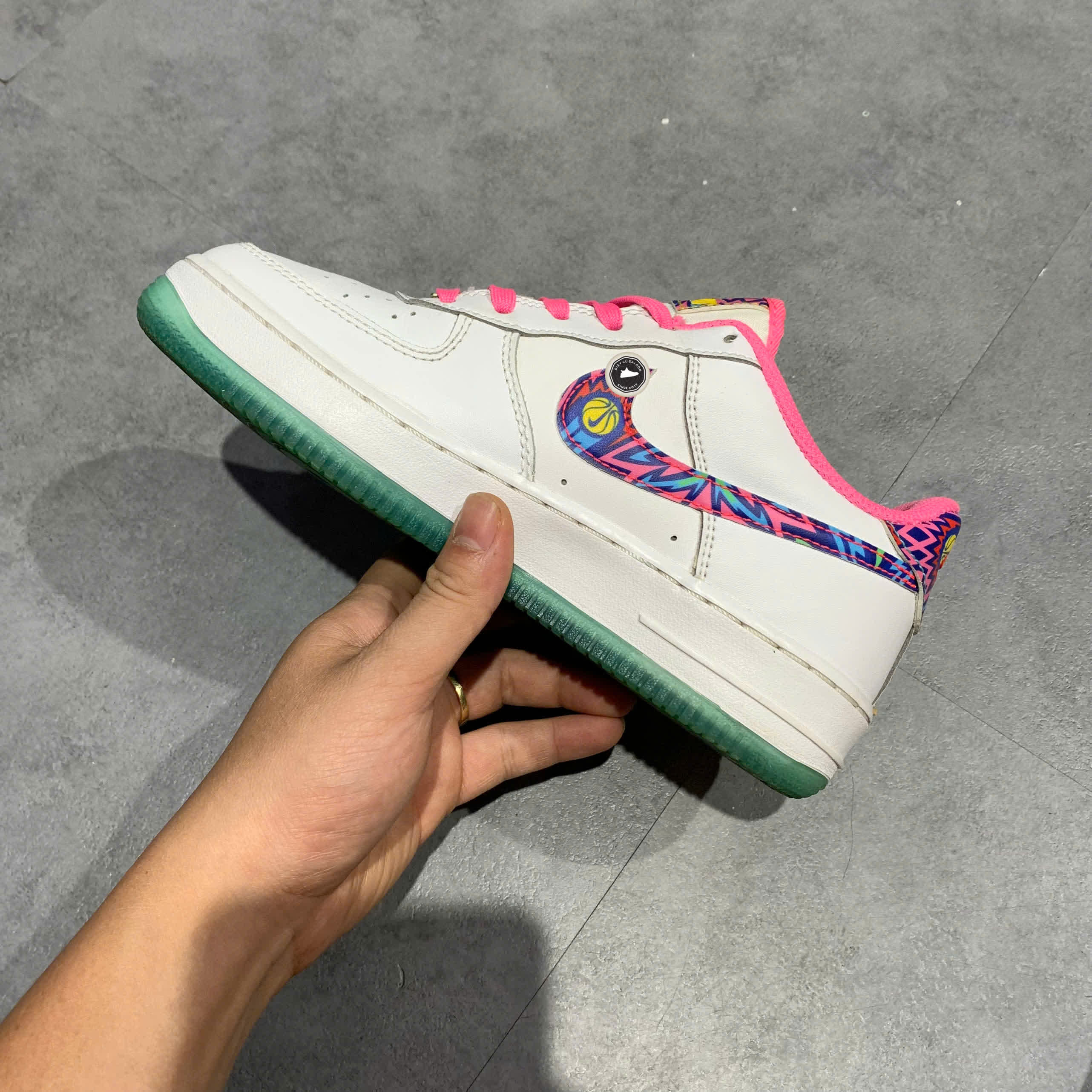 NIKE AIR FORCE 1 LOW '07 ALL-STAR (2023) (GS) DZ4883 100 SIZE 36 GIÀY 2HAND CHÍNH HÃNG PVN20707