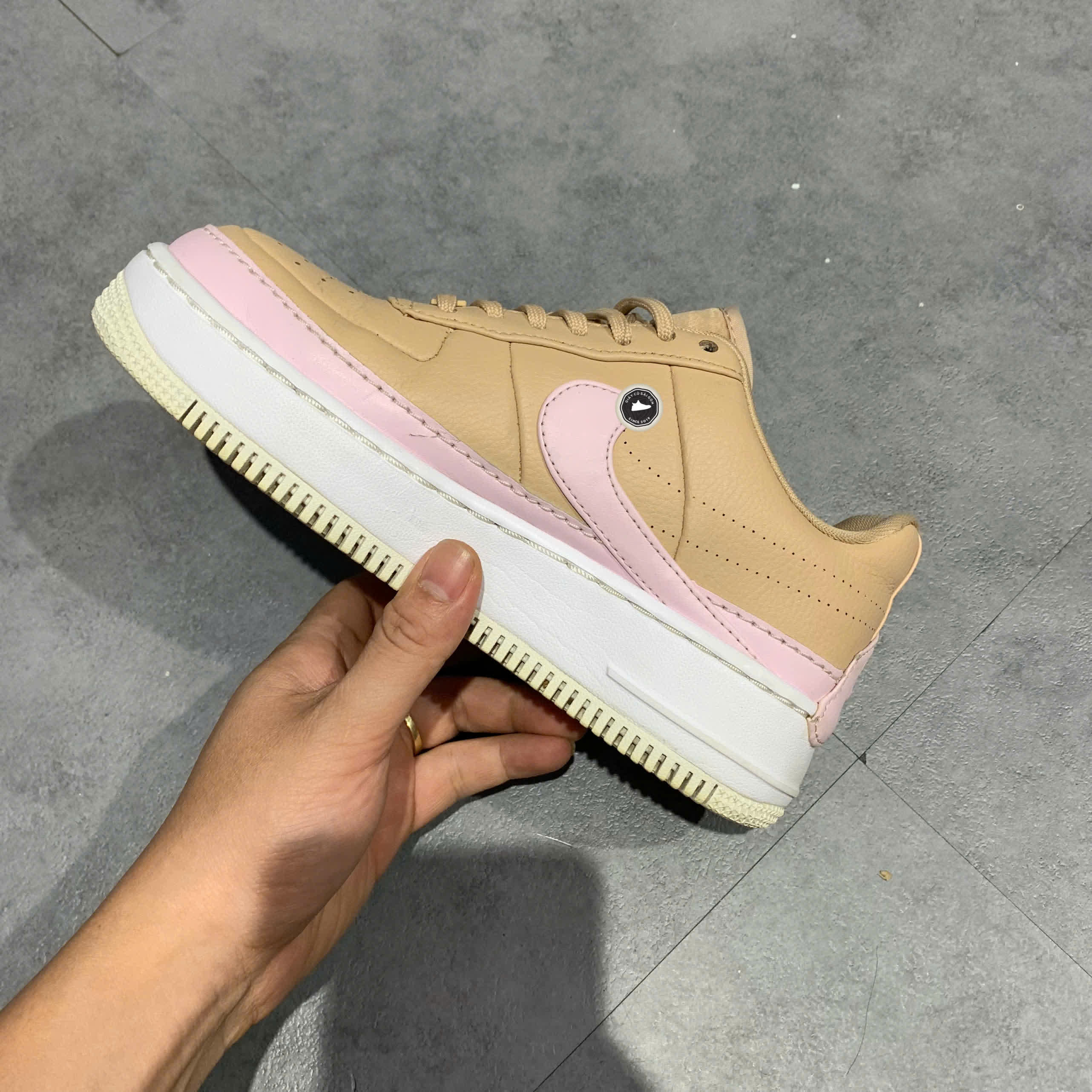 Nike Air Force 1 Jester XX 'Bio Beige Pink' AO1220-202 SIZE 36.5 GIÀY 2HAND CHÍNH HÃNG PVN20733
