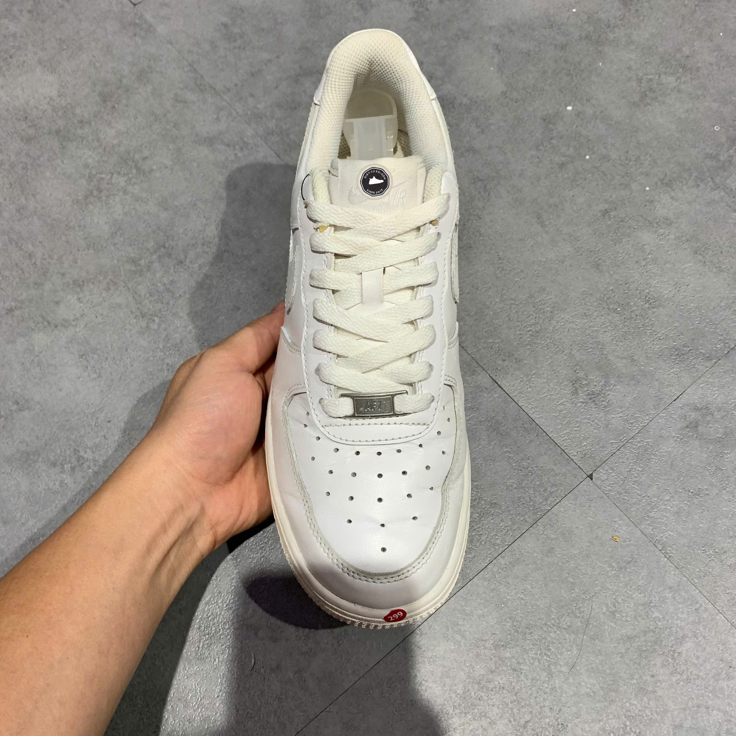NIKE AIR FORCE 1 '07 WHITE CW2288 111 SIZE 39 GIÀY 2HAND CHÍNH HÃNG PVN20682