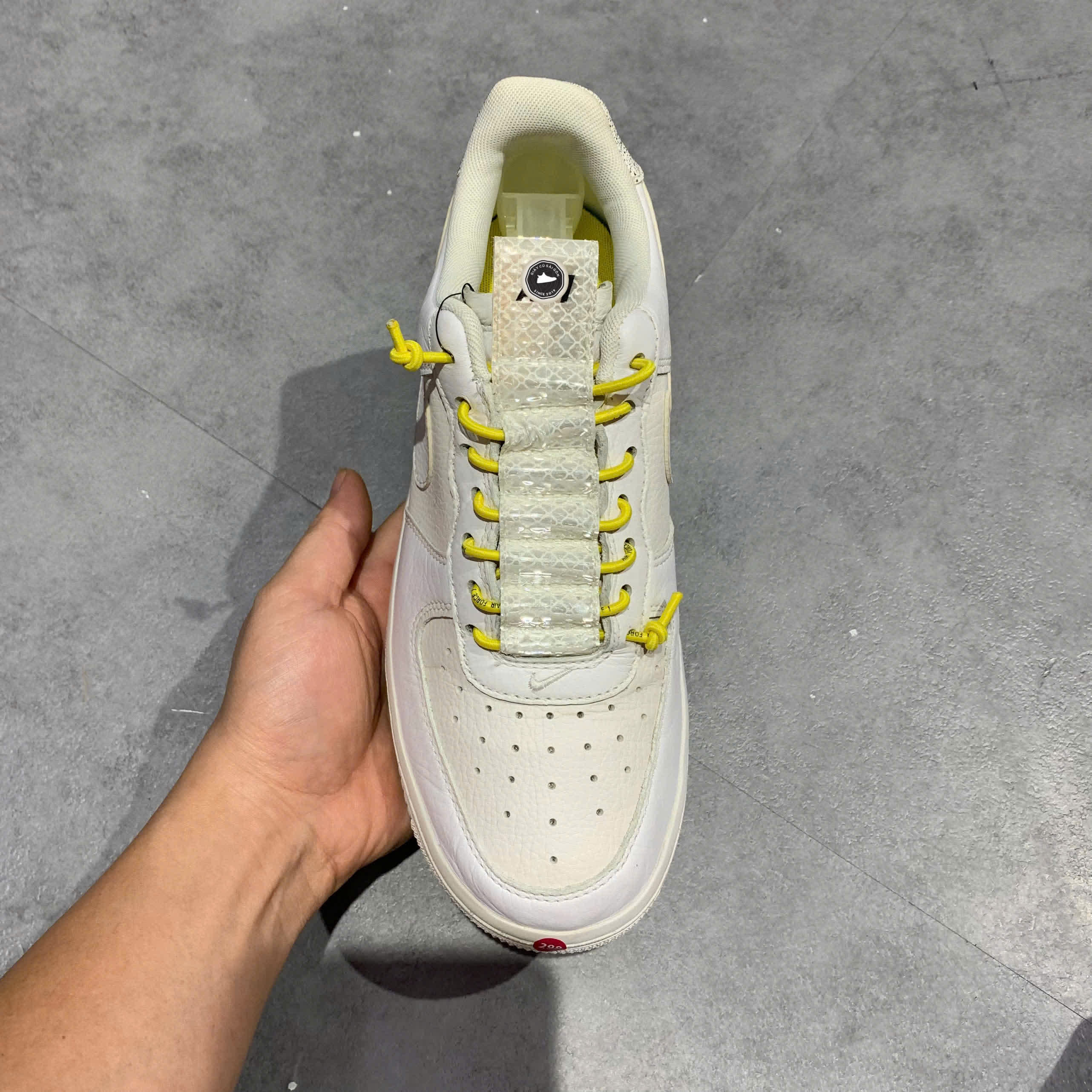 Nike WMNS Air Force 1 '07 Lux 'White Reflective' 898889 104 SIZE 38 GIÀY 2HAND CHÍNH HÃNG PVN20685