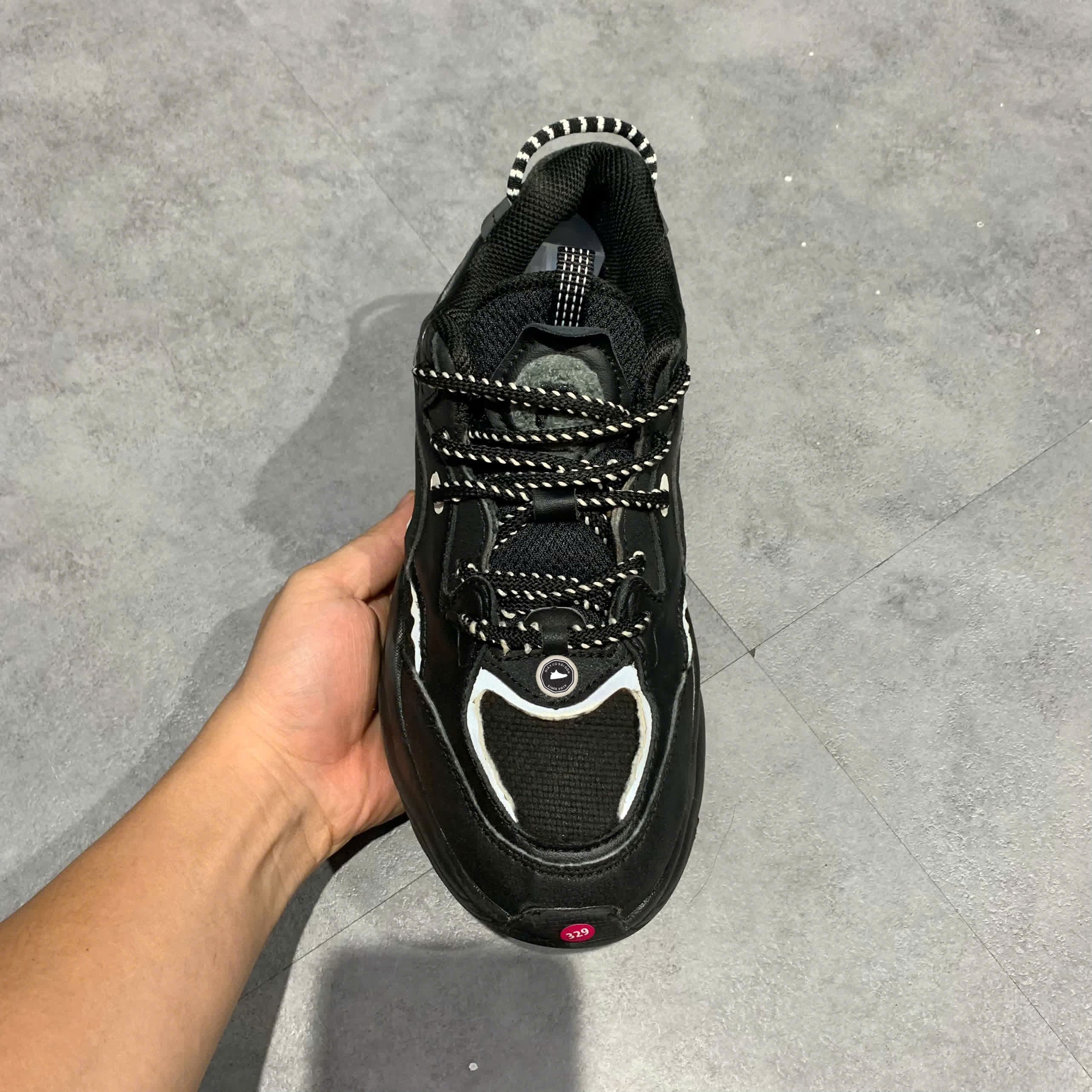 FILA FUSION Bubble Sneakers 'Black' T12W241302FBQ SIZE 39 GIÀY 2HAND CHÍNH HÃNG 20873