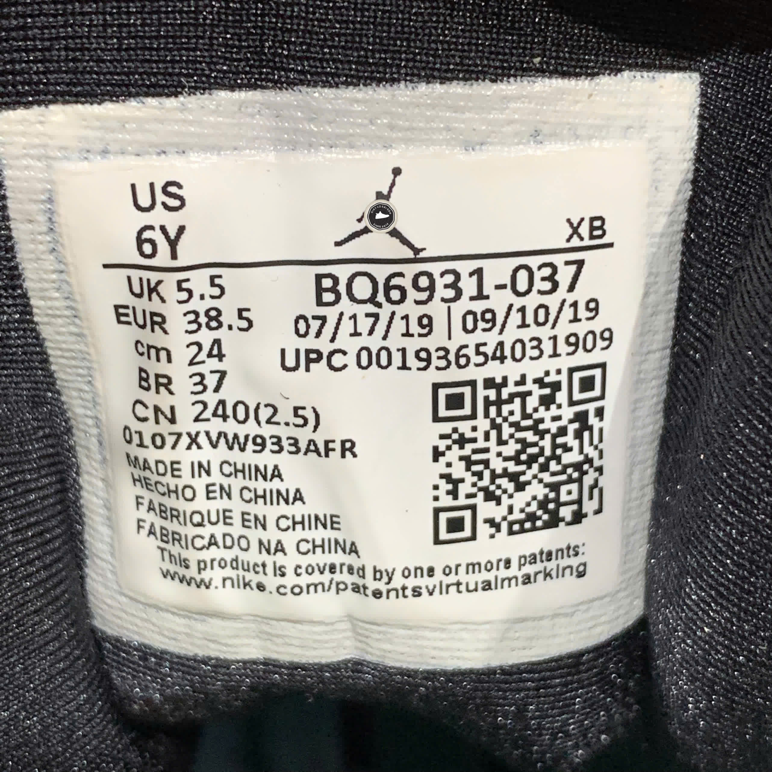 NIKE AIR JORDAN 1 MID SE 'AURORA GREEN' BQ6931 037 SIZE 38.5 GIÀY 2HAND CHÍNH HÃNG PVN20735