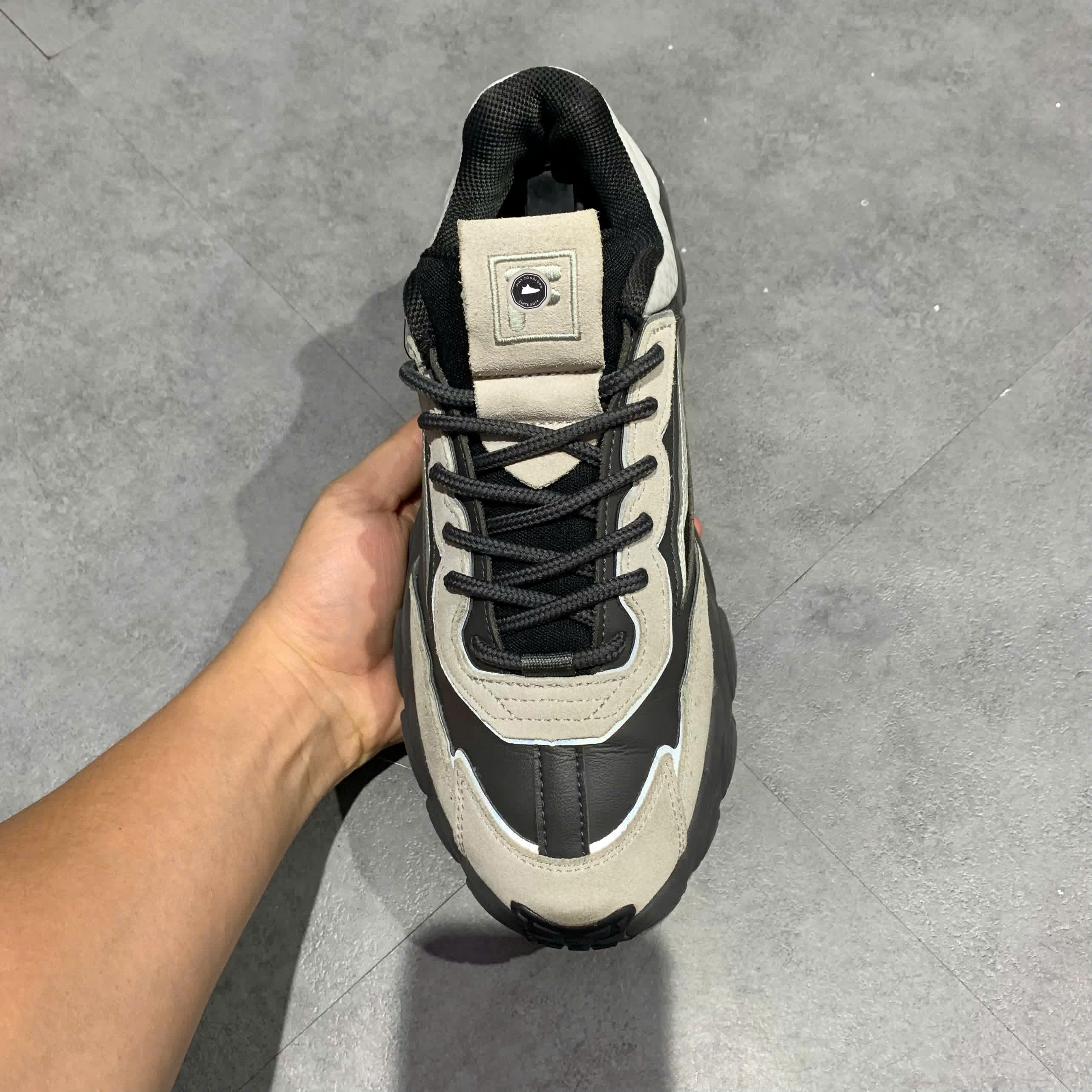 FILA Smasher 'Lotus Grey/Iron Forging' F12W241117FVF SIZE 38.5 GIÀY 2HAND CHÍNH HÃNG PVN20857