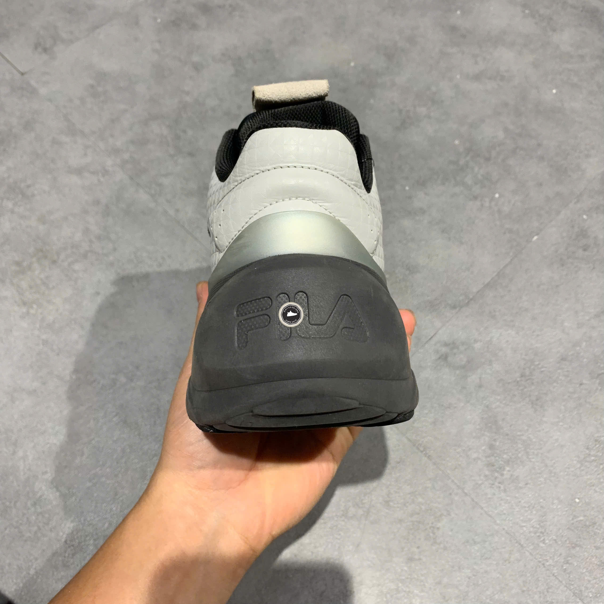 FILA Smasher 'Lotus Grey/Iron Forging' F12W241117FVF SIZE 38.5 GIÀY 2HAND CHÍNH HÃNG PVN20857