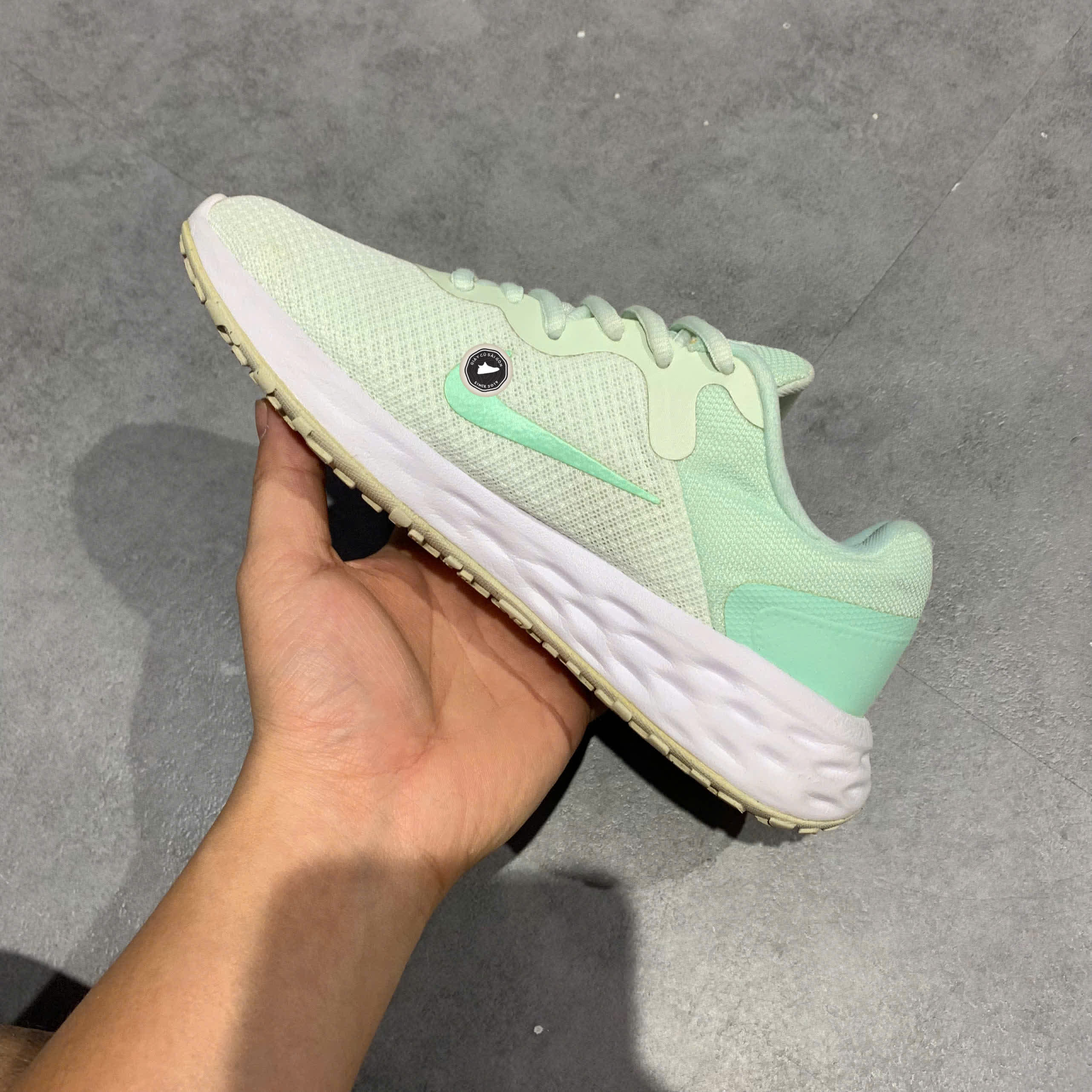 NIKE REVOLUTION 6 NEXT NATURE MINT FOAM DC3729-300 SIZE 35.5 GIÀY 2HAND CHÍNH HÃNG PVN20941