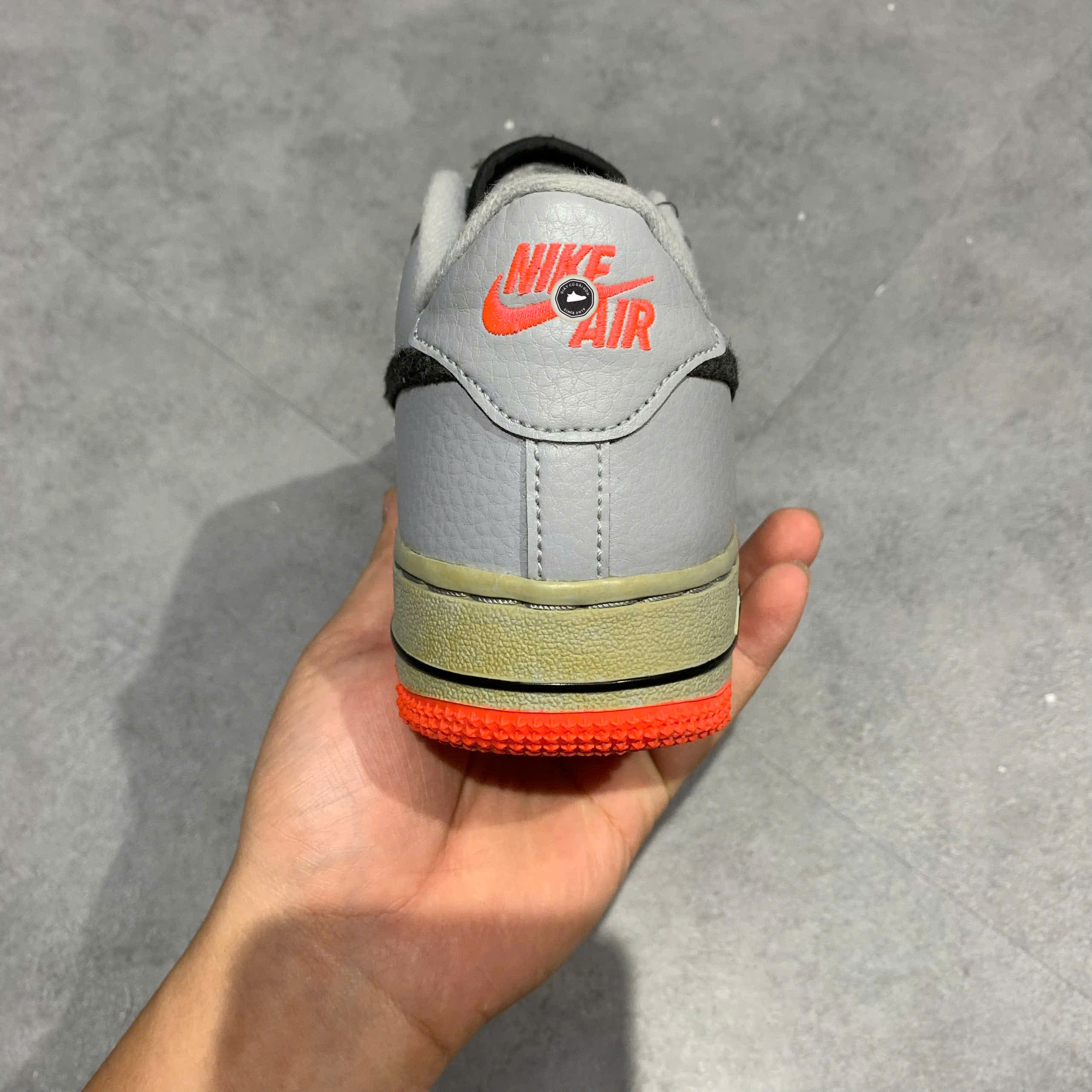 Nike Air Force 1 Felt GS 'Celestine Blue Gold' BV6058 001 SIZE 37.5 GIÀY 2HAND CHÍNH HÃNG PVN20708