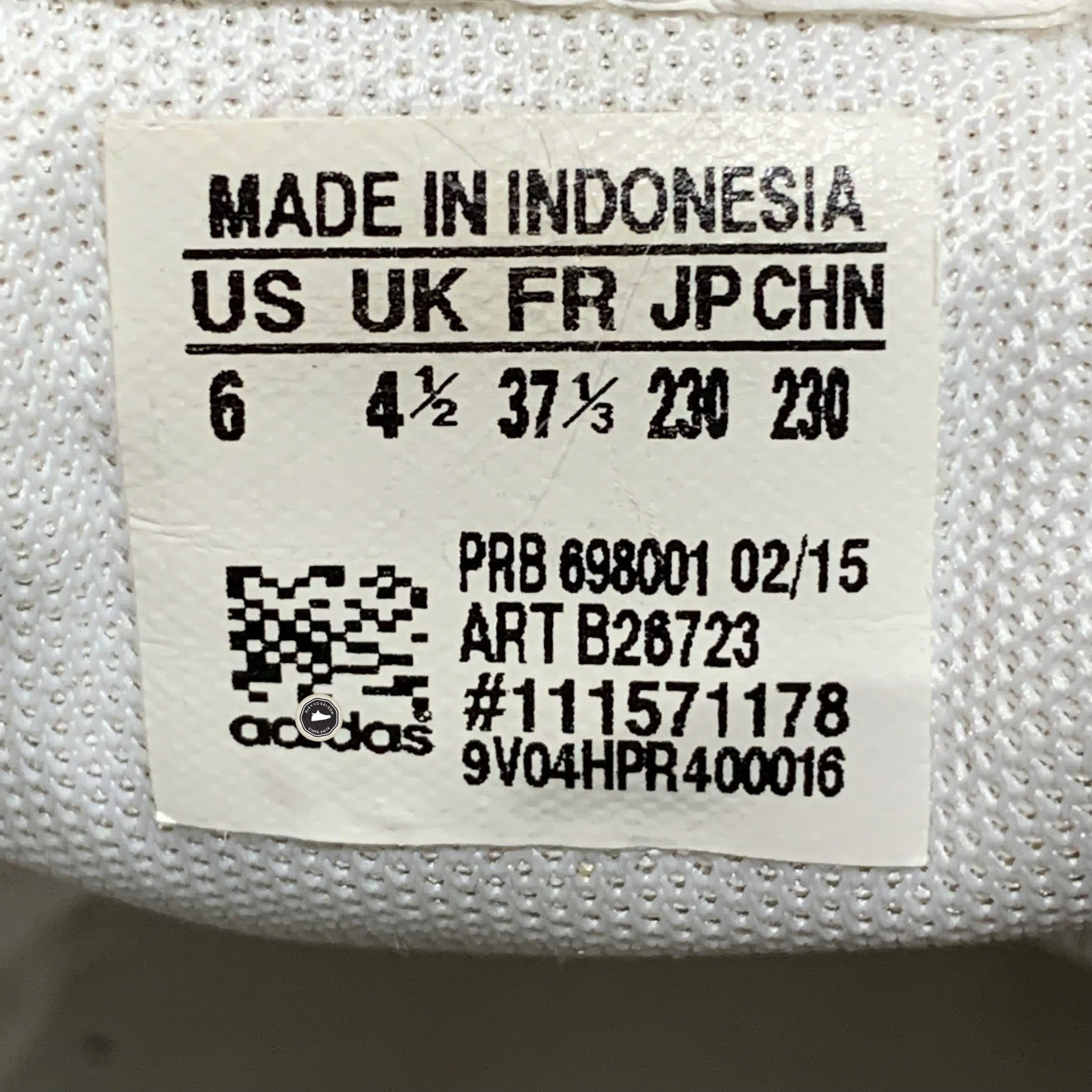 ADIDAS ORIGINALS SUPERSTAR UP BY RITA ORA MULTICOLOR B26723 SIZE 37 1/3 GIÀY 2HAND CHÍNH HÃNG PVN20897