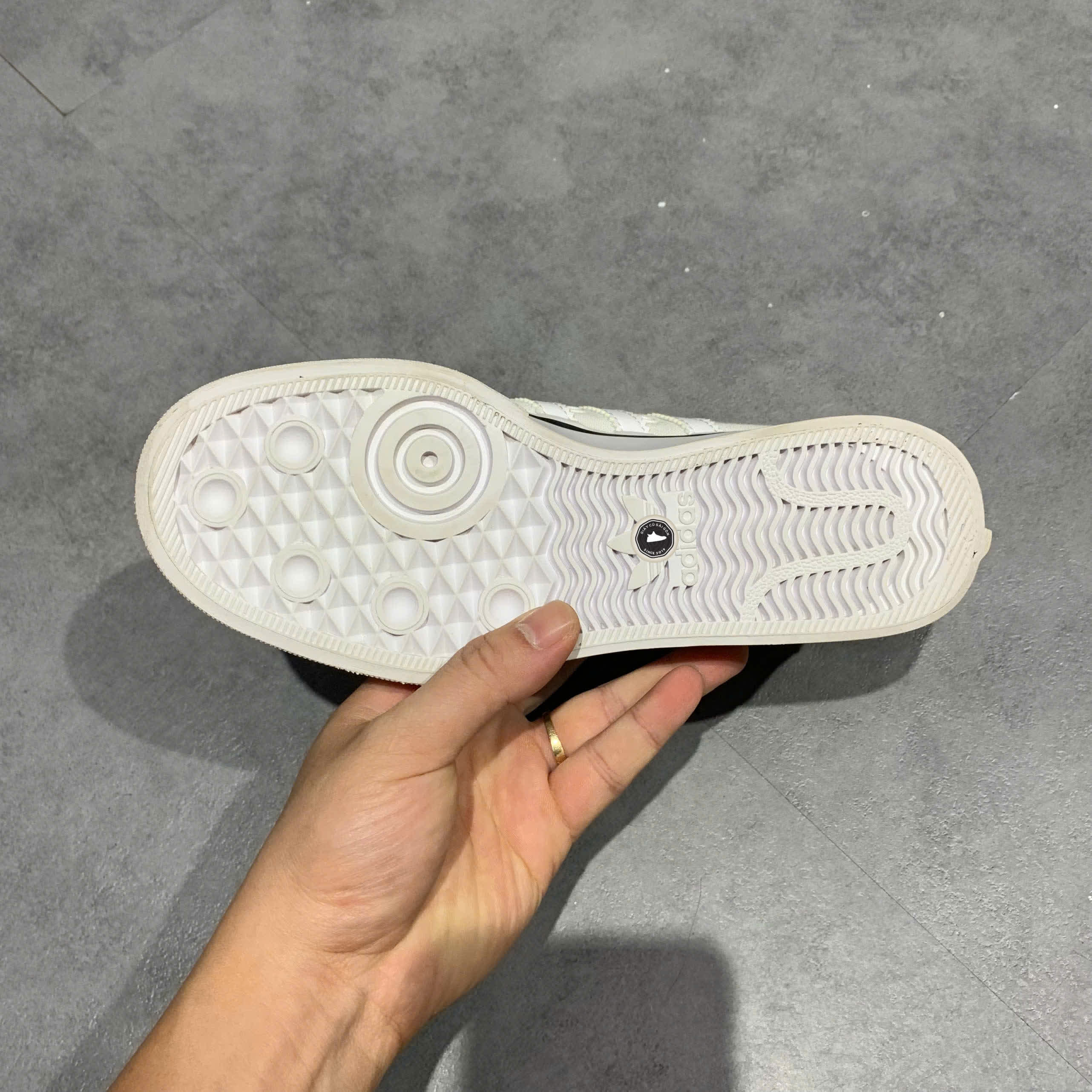 adidas Nizza Platform Lo Parley White Black GW3870 SIZE 37 1/3 GIÀY 2HAND CHÍNH HÃNG PVN20945