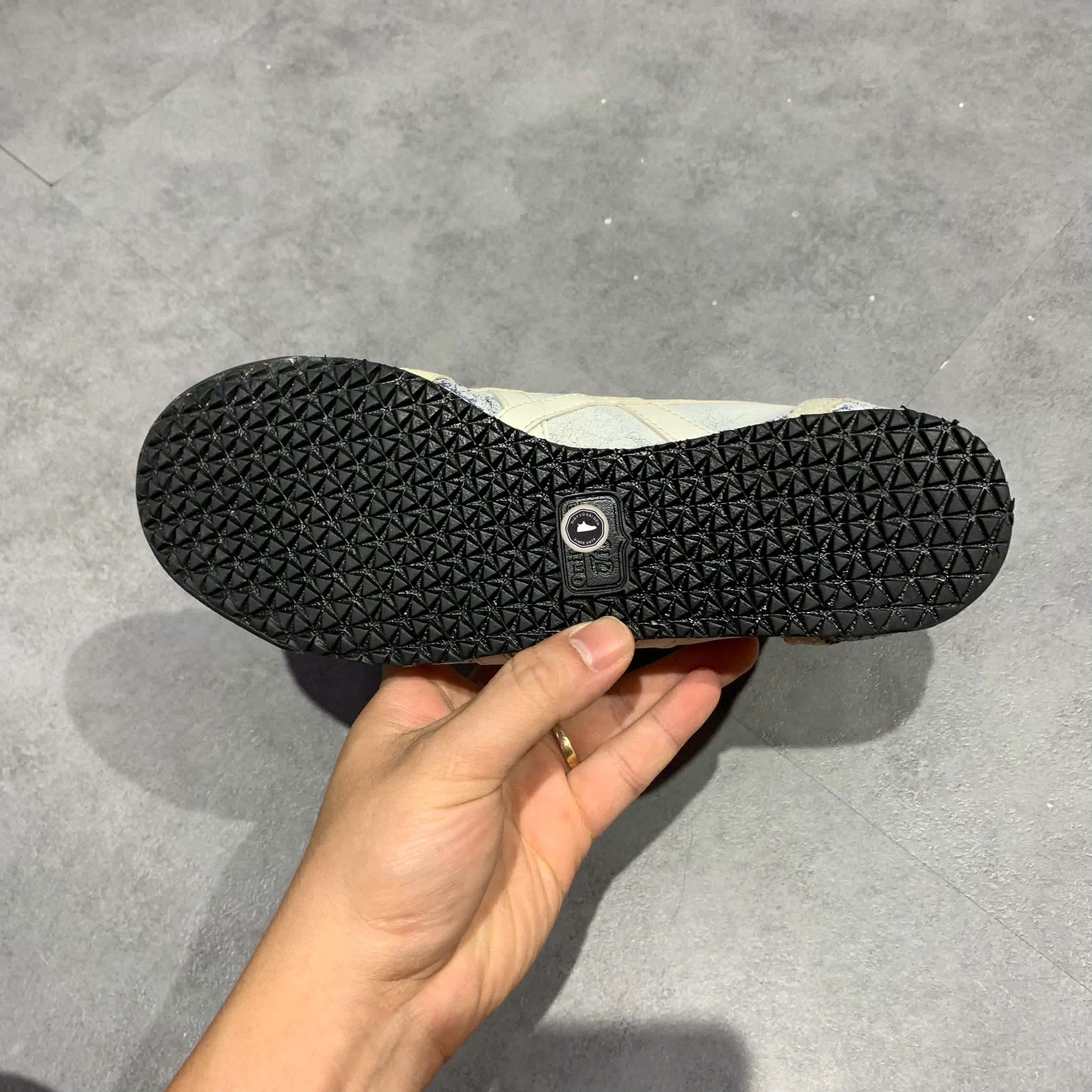 ONITSUKA TIGER MEXICO MID RUNNER 'BLUE' TH6P3L SIZE 37 GIÀY 2HAND CHÍNH HÃNG PVN20969