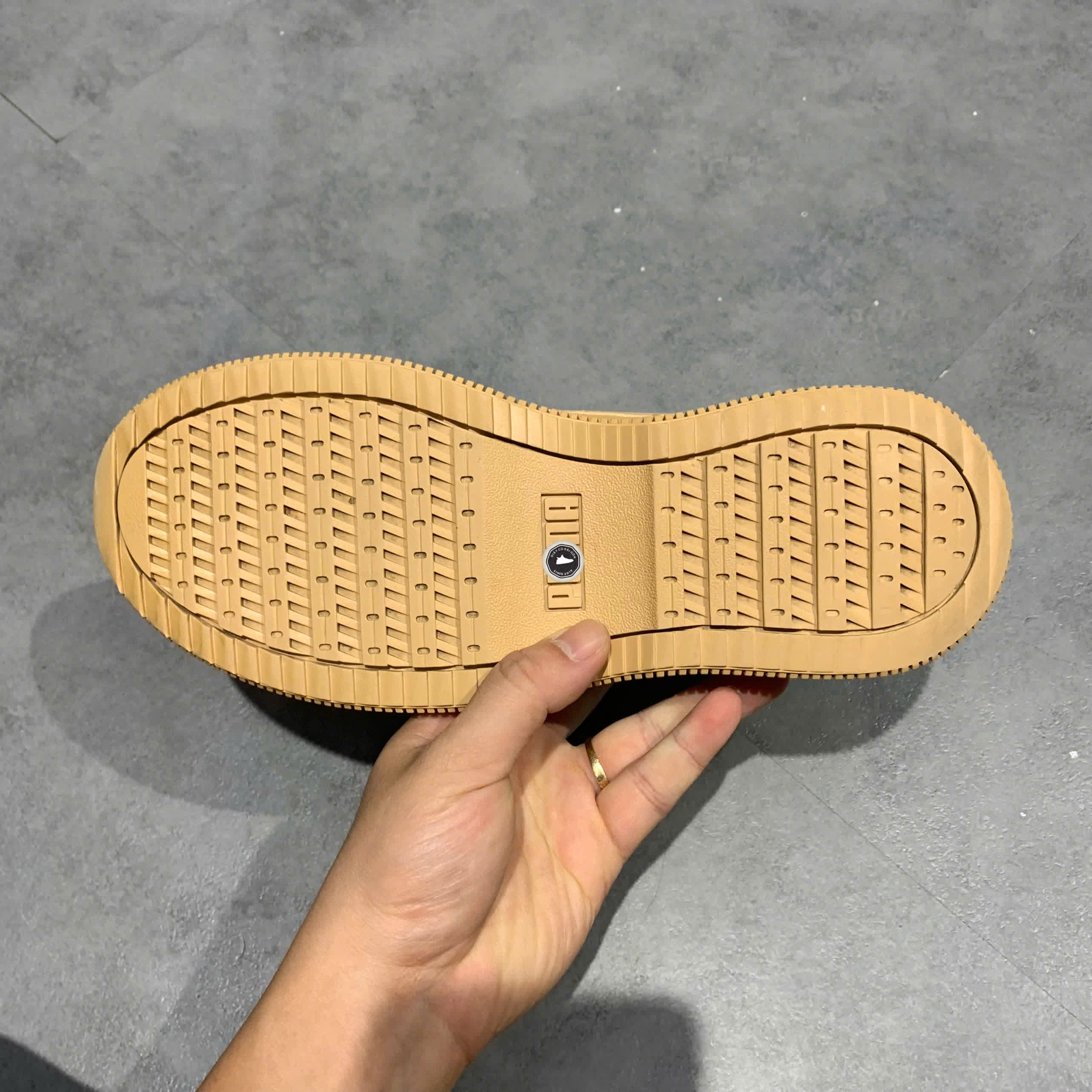 PUMA Deva 'Natural Vachetta' 371199 02 SIZE 39 GIÀY 2HAND CHÍNH HÃNG PVN20946