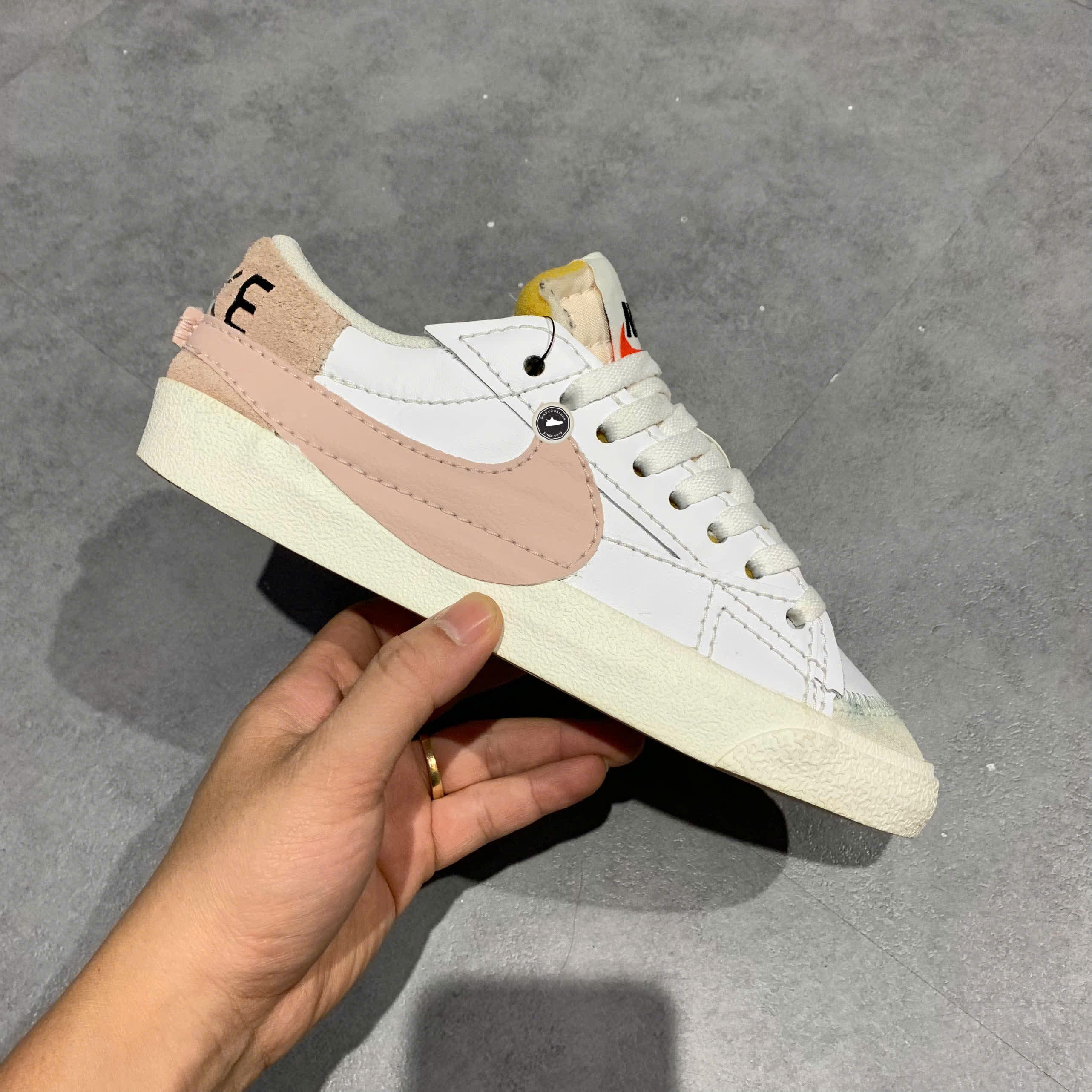 NIKE BLAZER LOW '77 JUMBO DQ1470 102 SIZE 38 GIÀY 2HAND CHÍNH HÃNG PVN20817